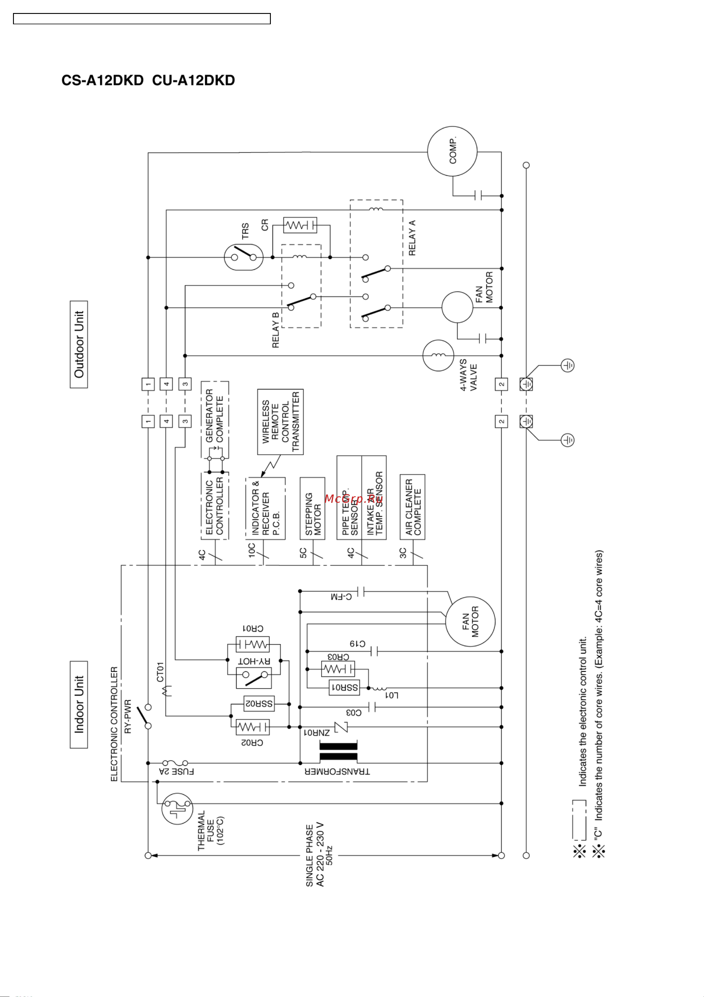 Panasonic CS-A7DKD Сервис мануал онлайн [16/88] 77226