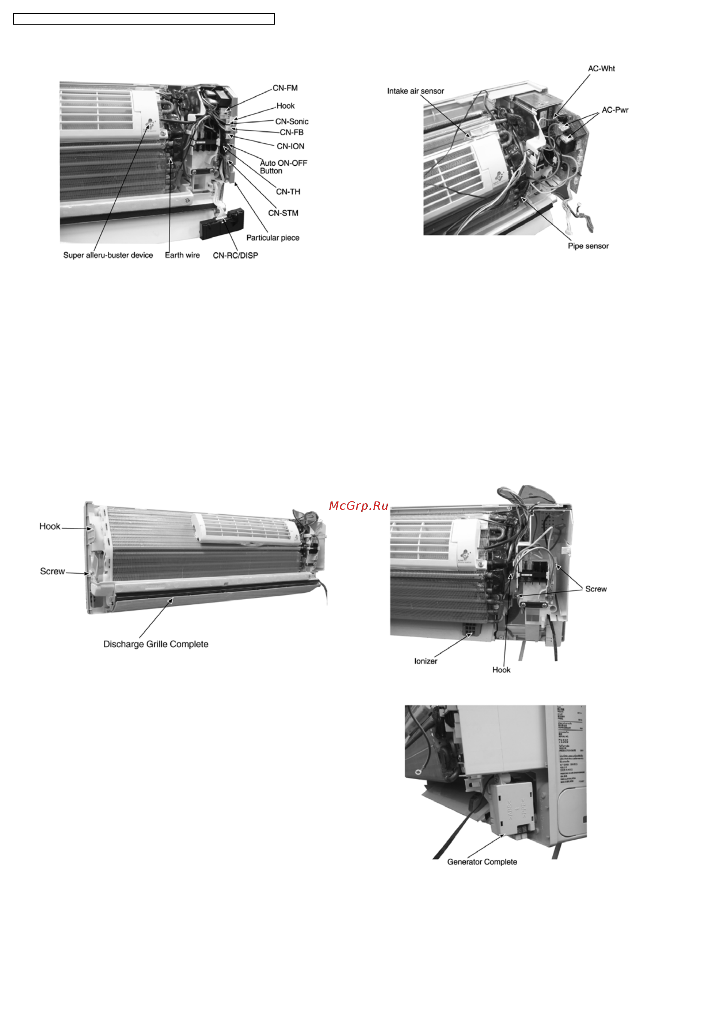 Panasonic CS-A9DKD / CU-A9DKD [64/88] Indoor fan motor and cross flow fan removal procedures