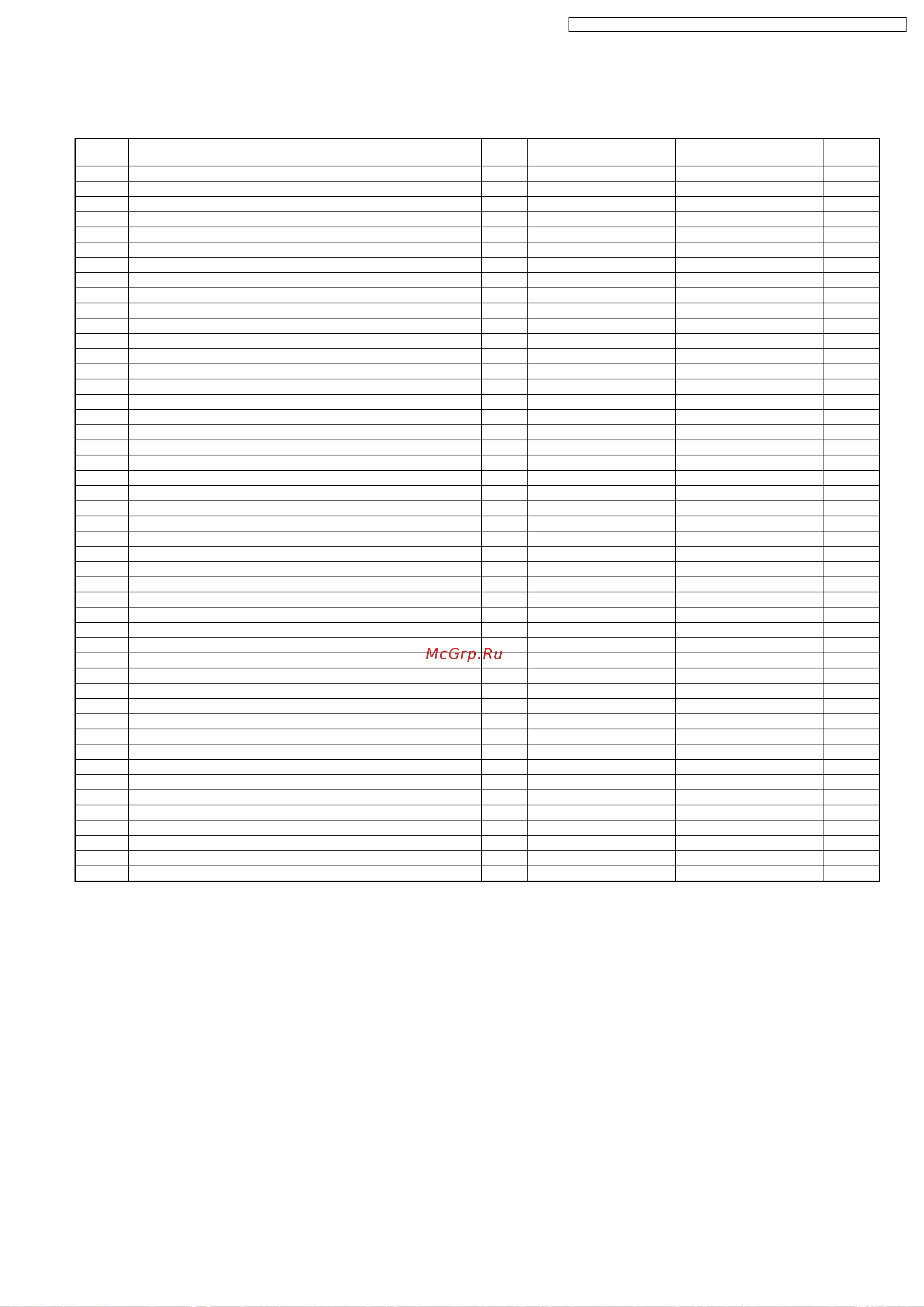 Panasonic CS-A7DKD [77/88] Replacement parts list outdoor unit