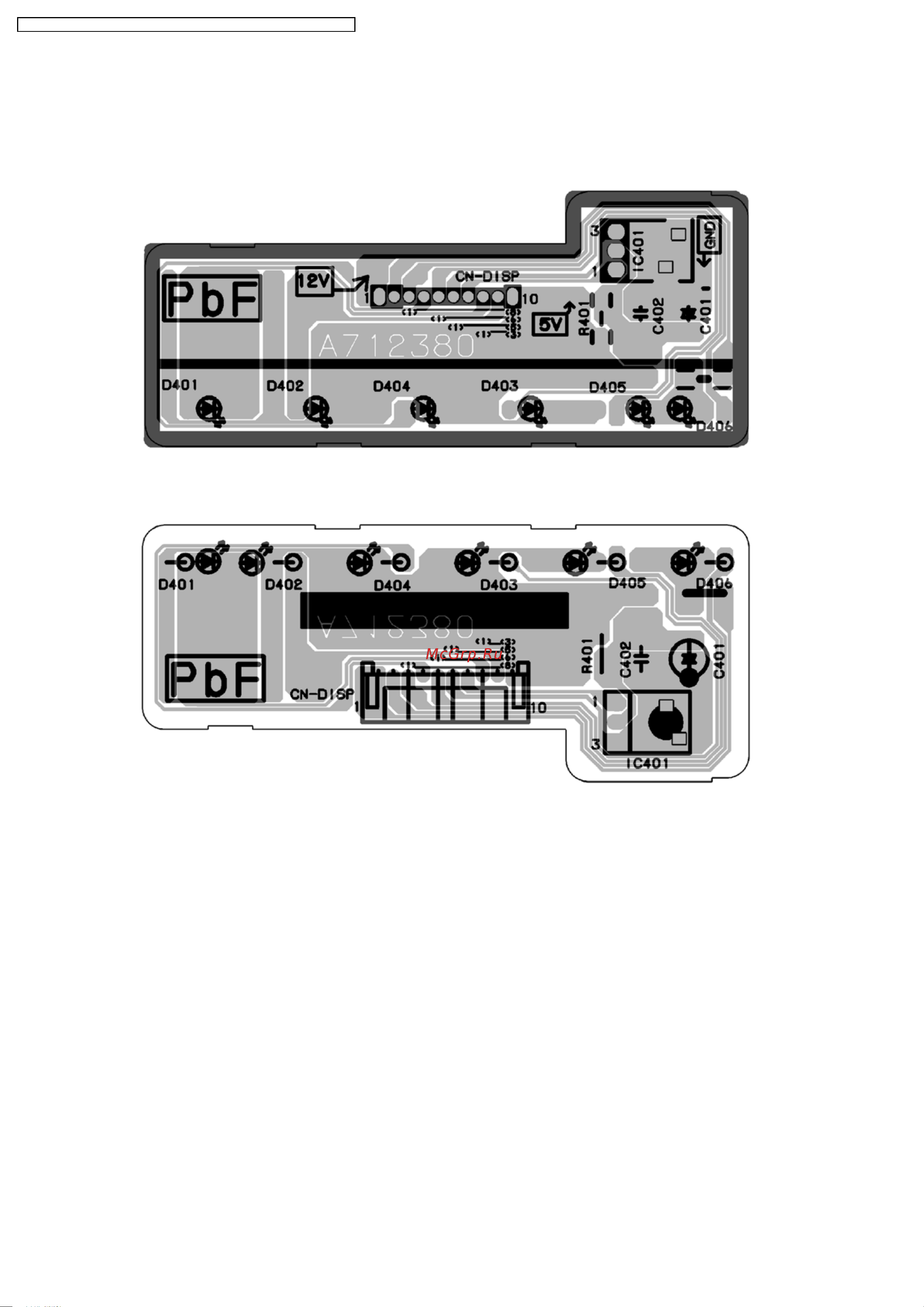 Panasonic CS-A9DKD / CU-A9DKD [88/88] Print pattern indicator receiver printed circuit board