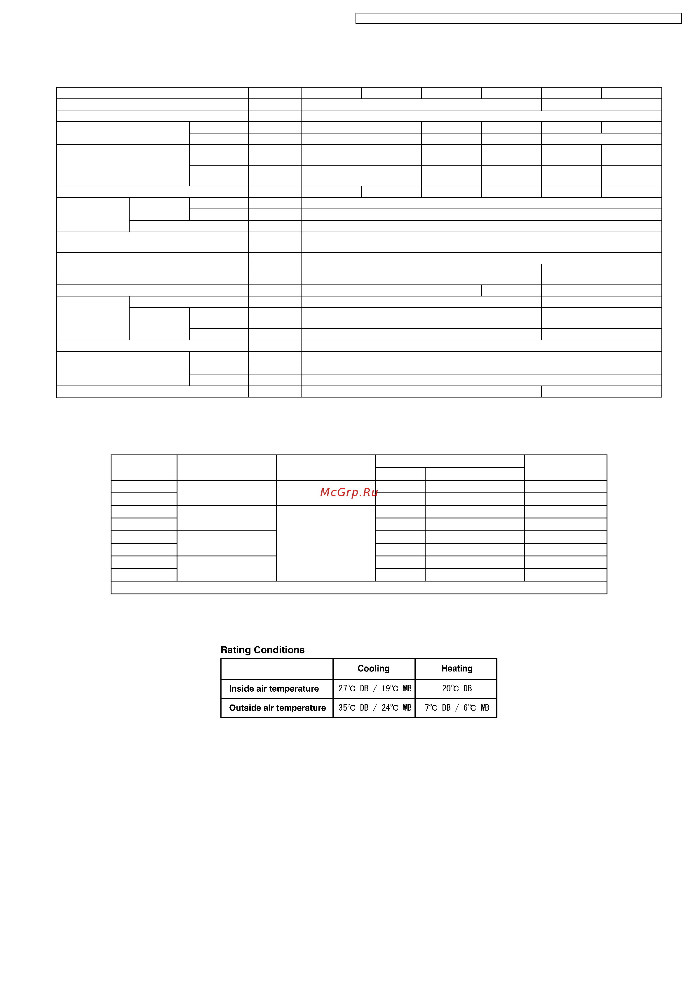 Panasonic CS-ME12CB1P [7/69] Product specifications