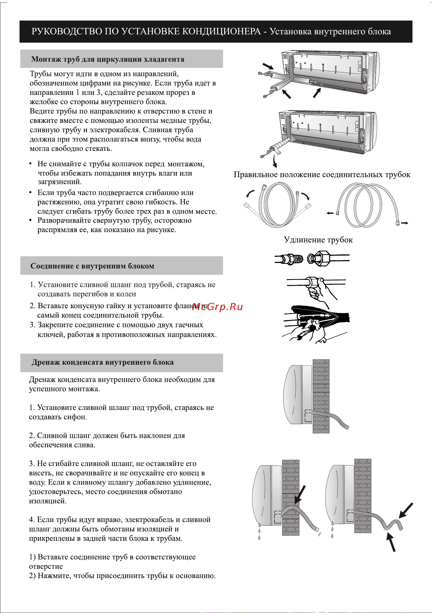 STARWIND TAC-18CHSA/XAA1 [22/32] Руководство по установке кондиционера установка внутреннего блока