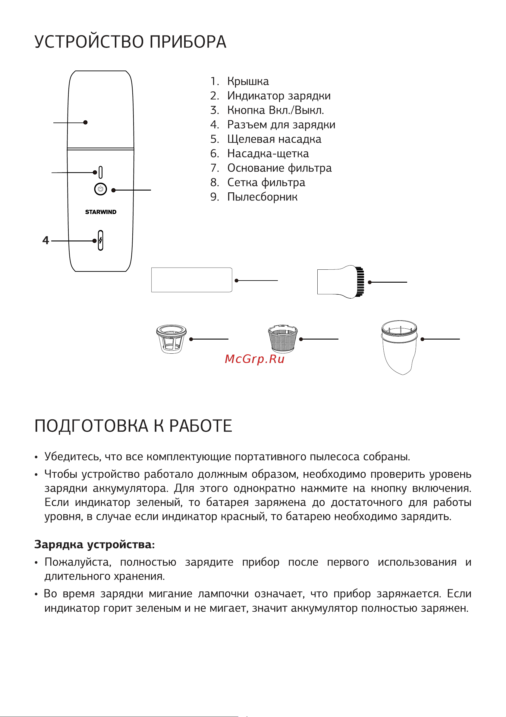 STARWIND Moon Edition VC Инструкция по эксплуатации онлайн [5/12] 626111