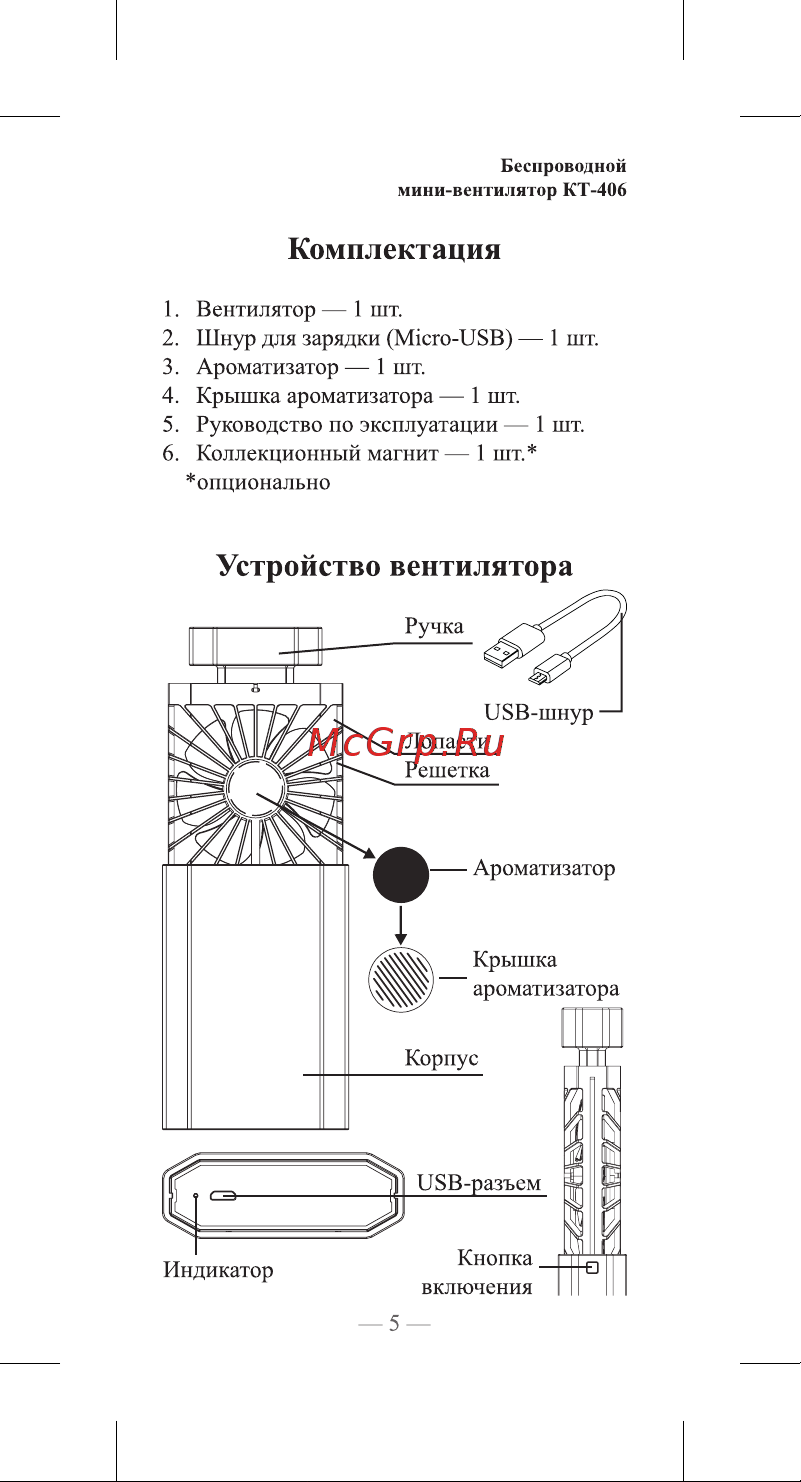 Kitfort KT-406-1 [5/20] Комплектация