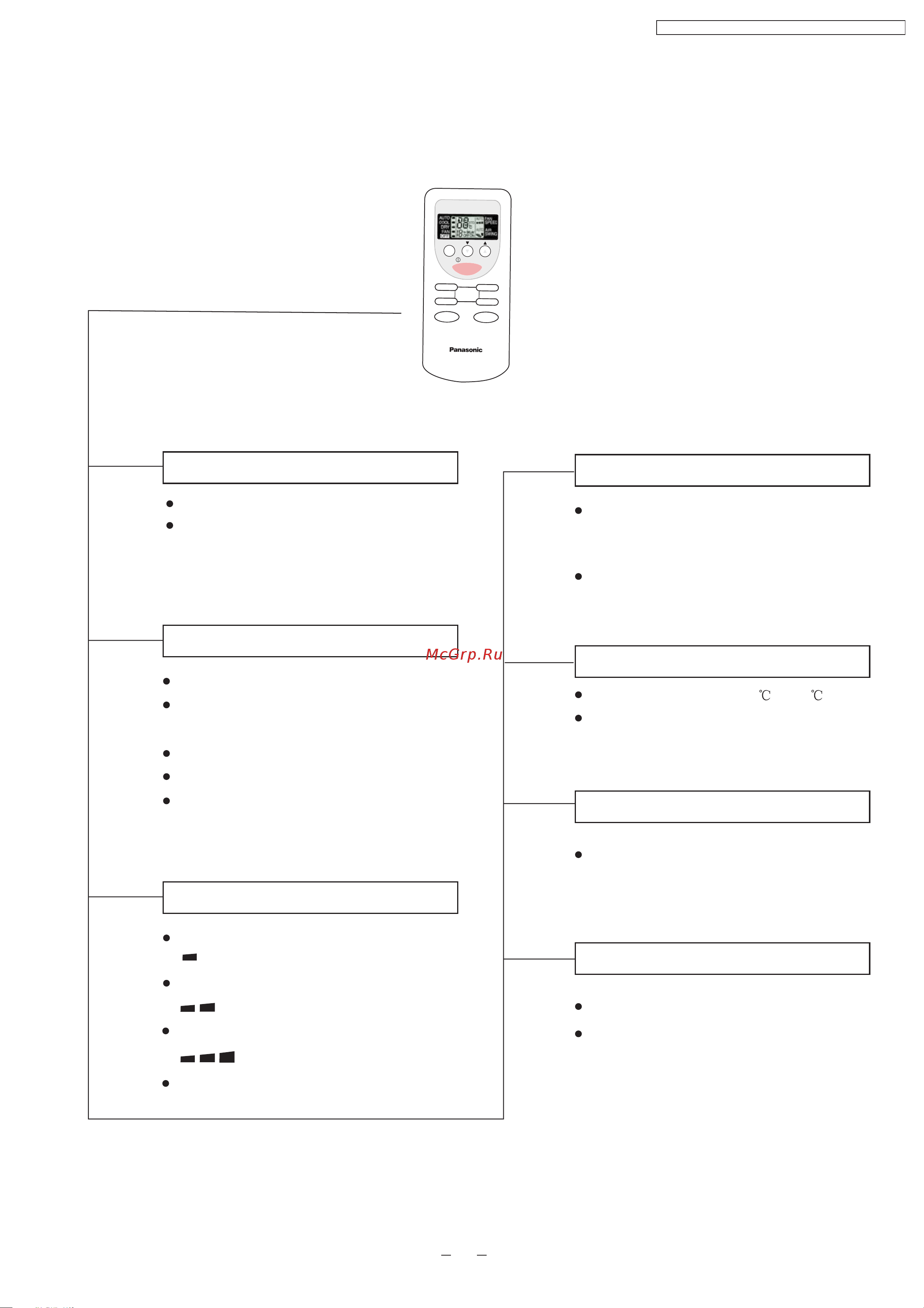 Panasonic CU-PC7DKD [3/74] Remote control