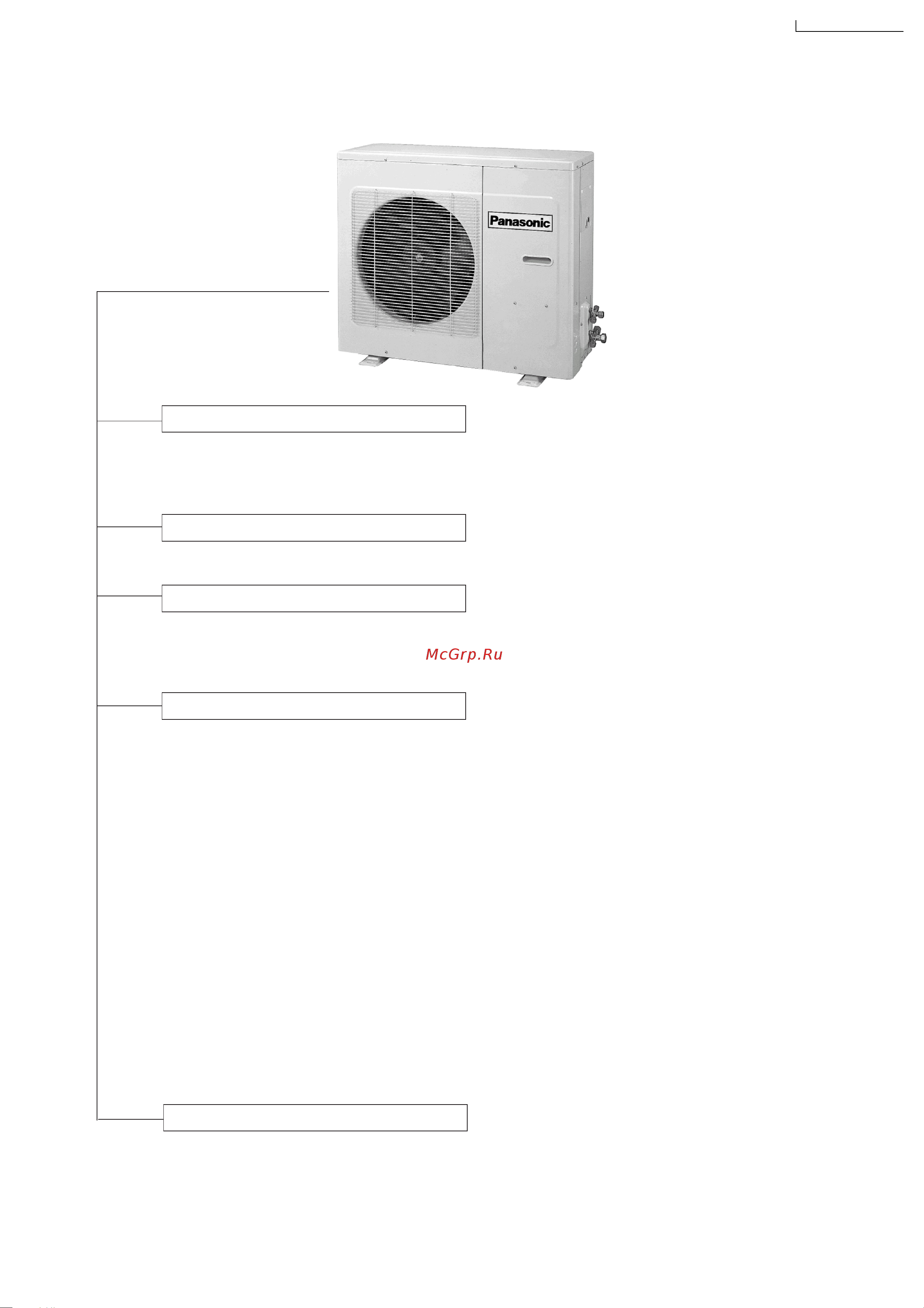 Panasonic CS-A28BKP5 / CU-A28BKP5 [5/77] Outdoor unit