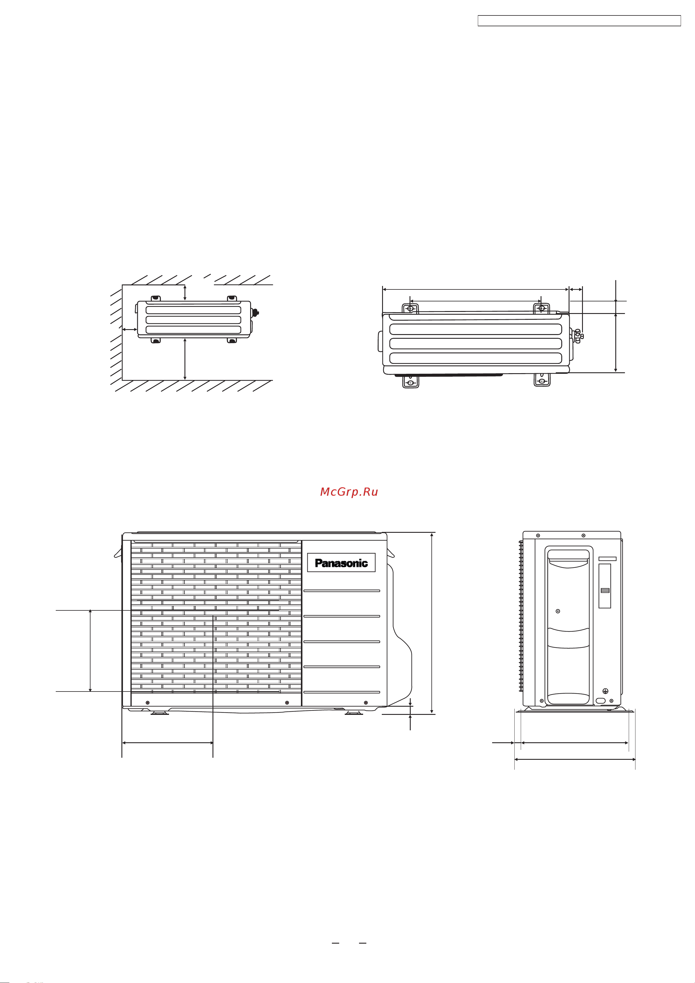 Panasonic CS-PC12DKD / CU-PC12DKD [11/63] Outdoor unit