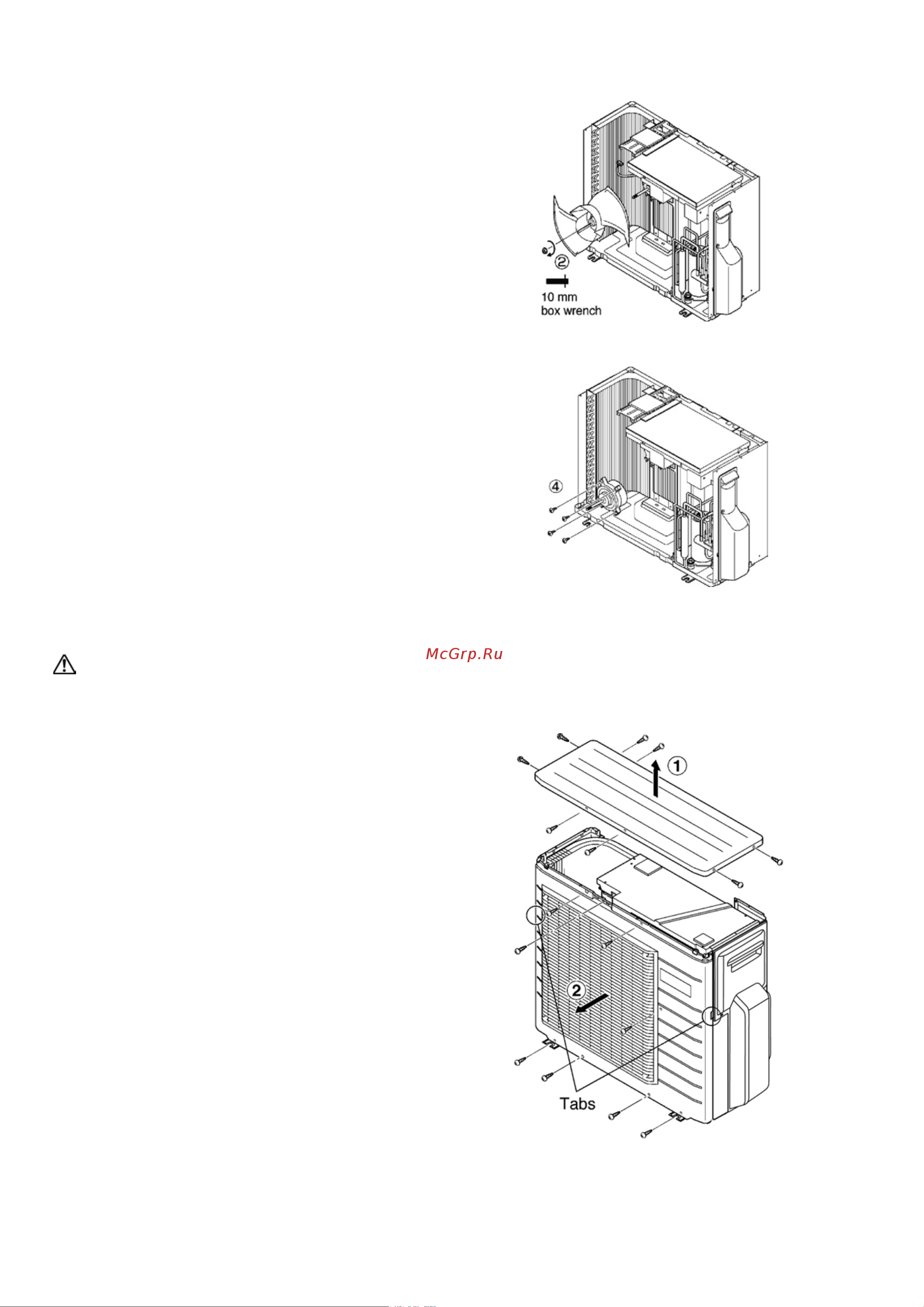 Panasonic CU-3E18LBE [64/103] Outdoor unit removal procedure cu 3e18lbe cu 4e23lbe