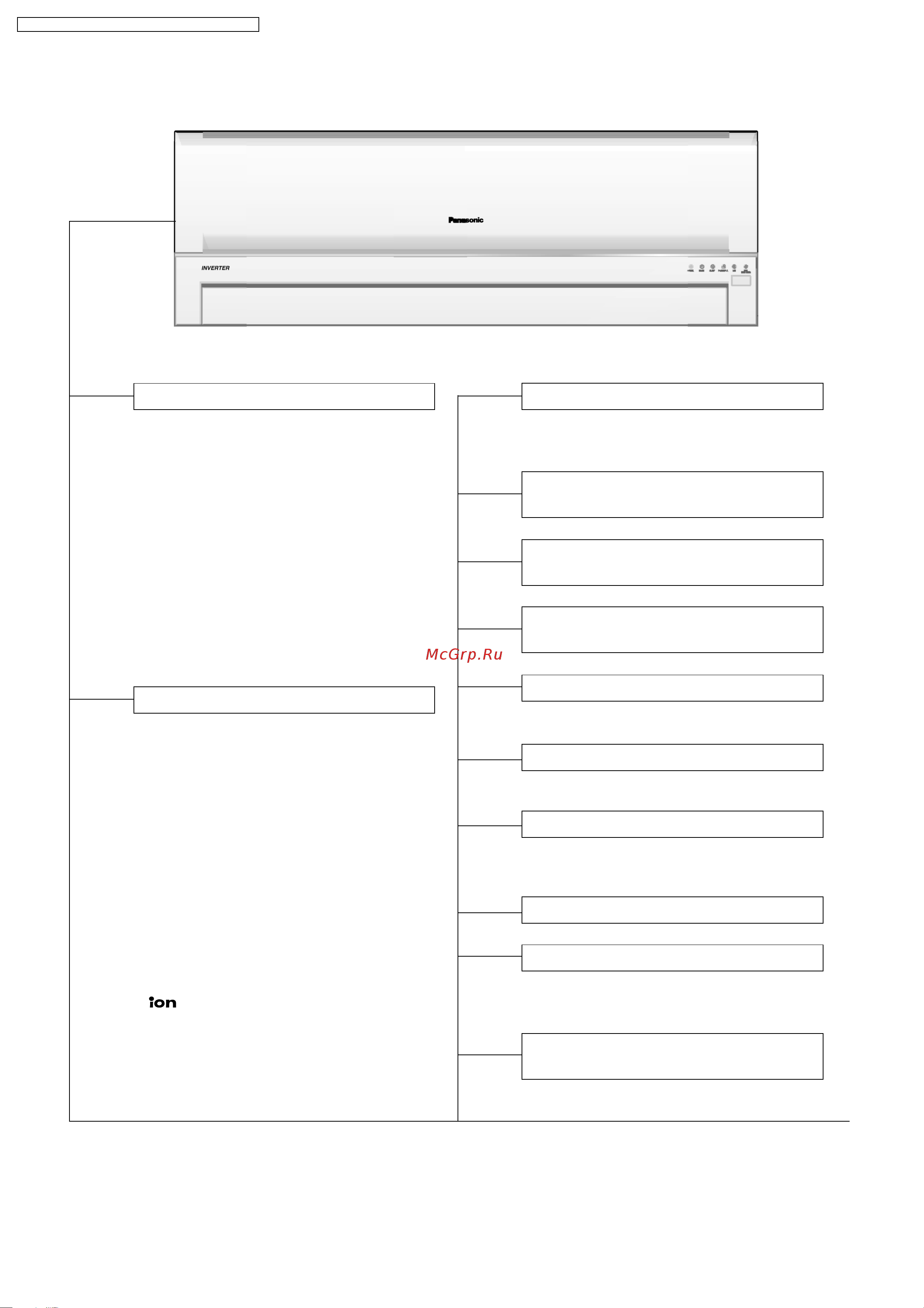 Panasonic CU-E12DKD [4/98] Indoor unit