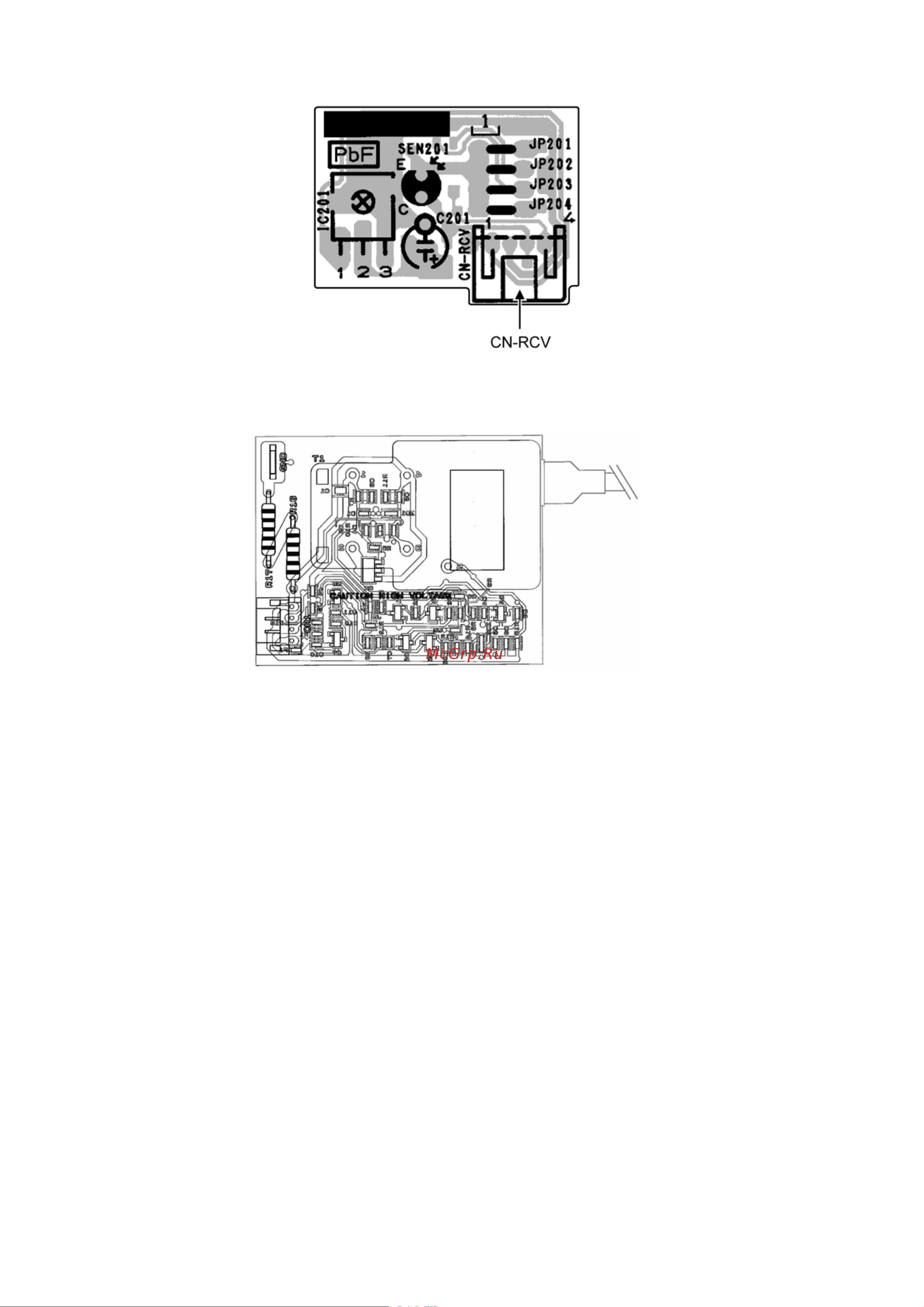 Panasonic CU-HE9NKE [22/110] Receiver printed circuit board
