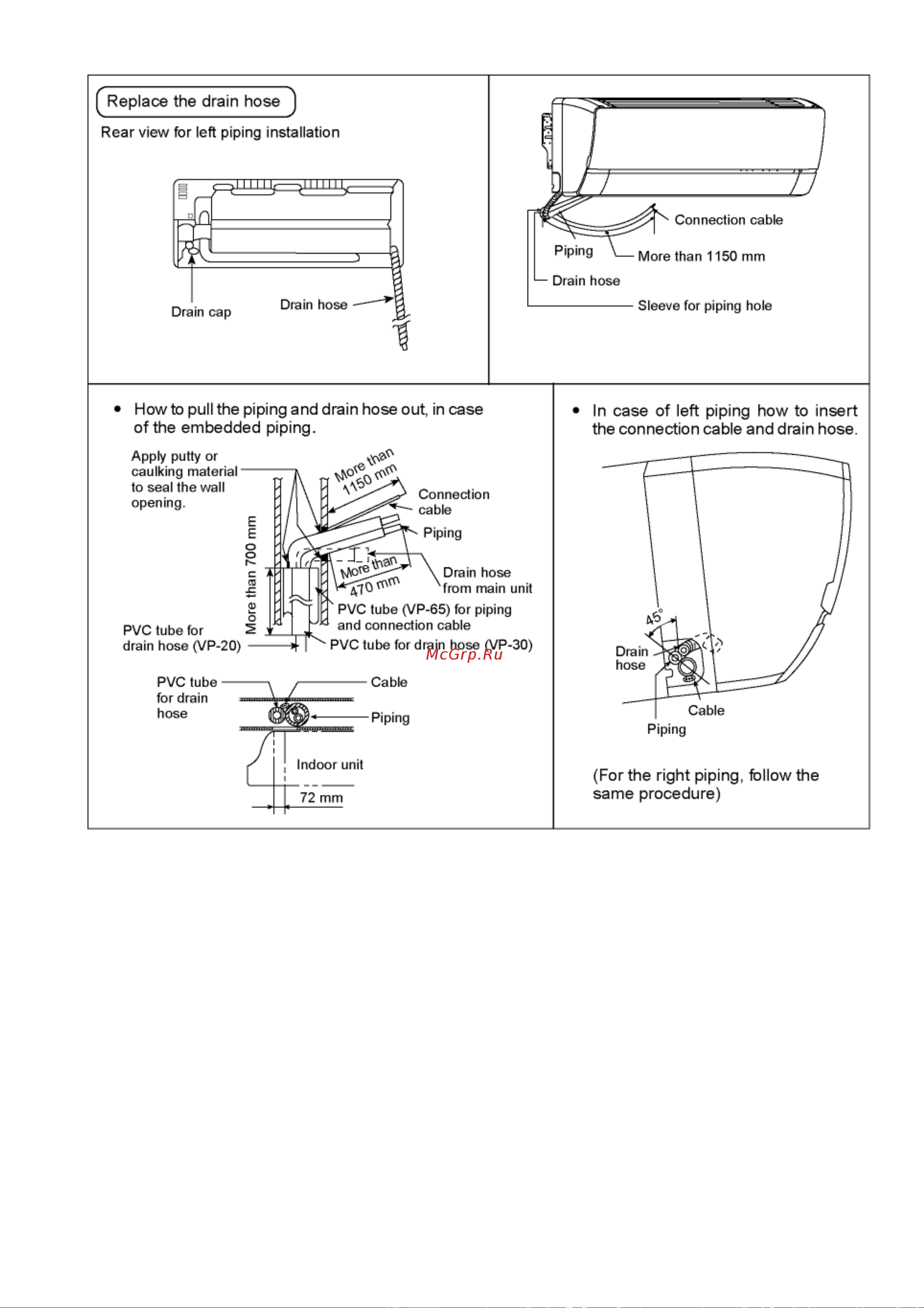 Panasonic CU-HE9NKE [27/110] Connect the cable to the indoor unit