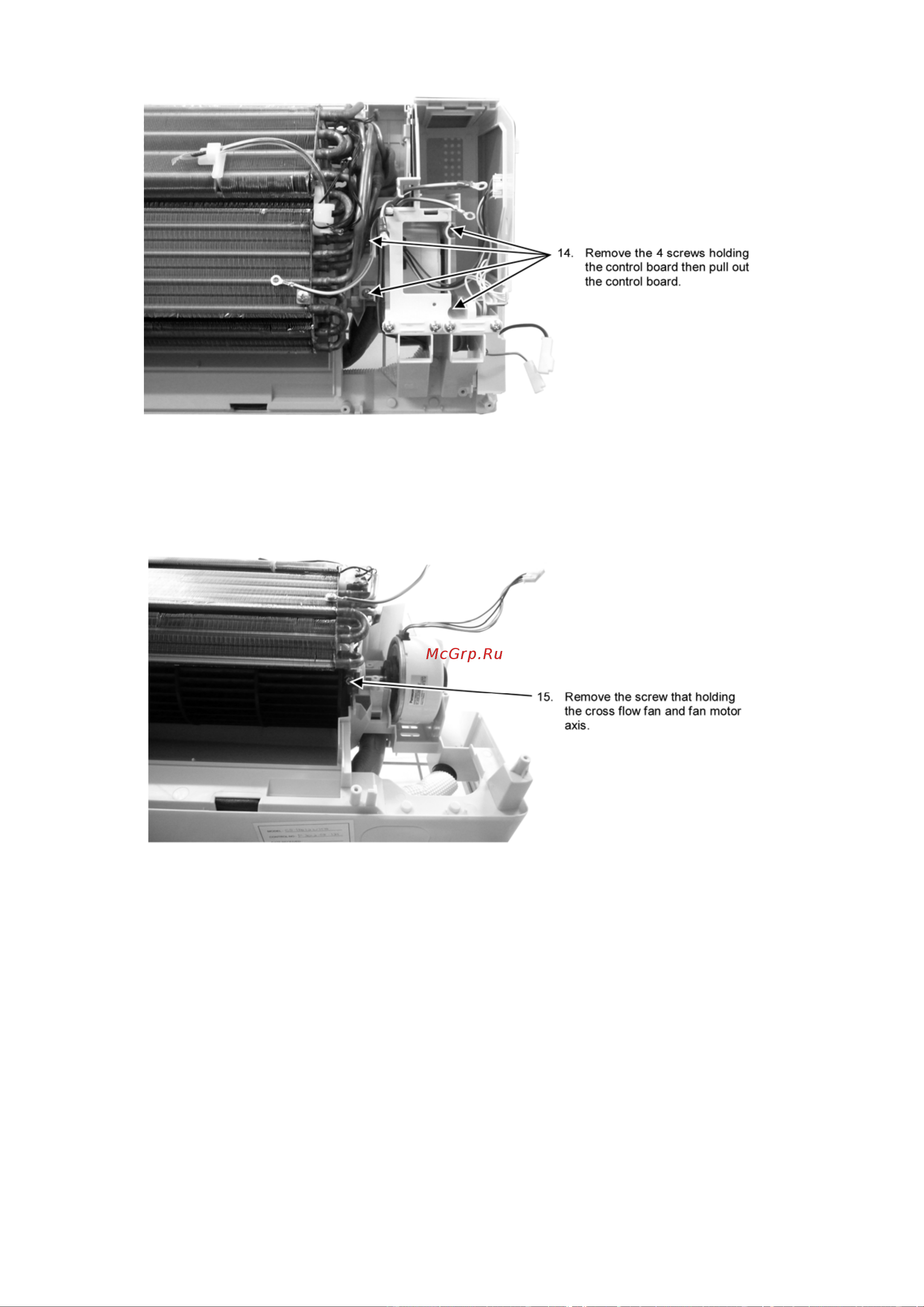 Panasonic CU-HE9NKE [92/110] To remove cross flow fan and indoor fan motor