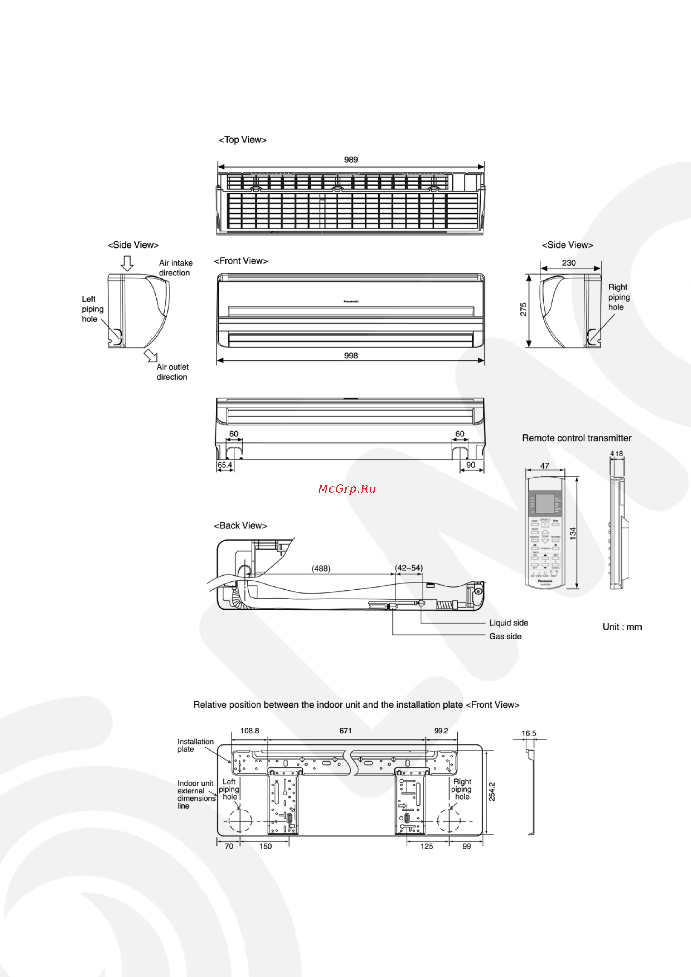 Panasonic CS-E24EKES Сервис мануал онлайн [11/77] 626716