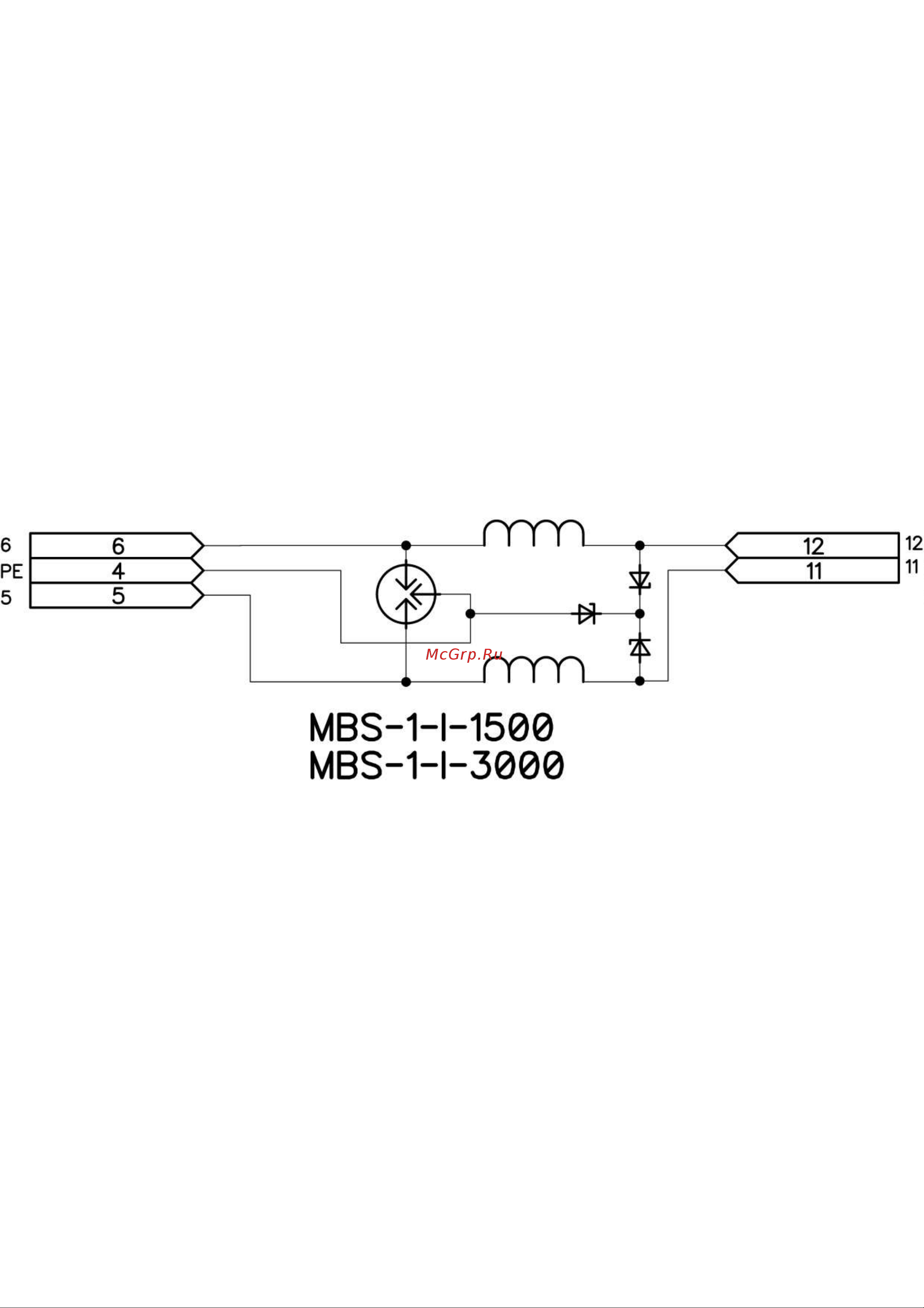 Приборэнерго MBS-1-I-3000 Схема 1 онлайн