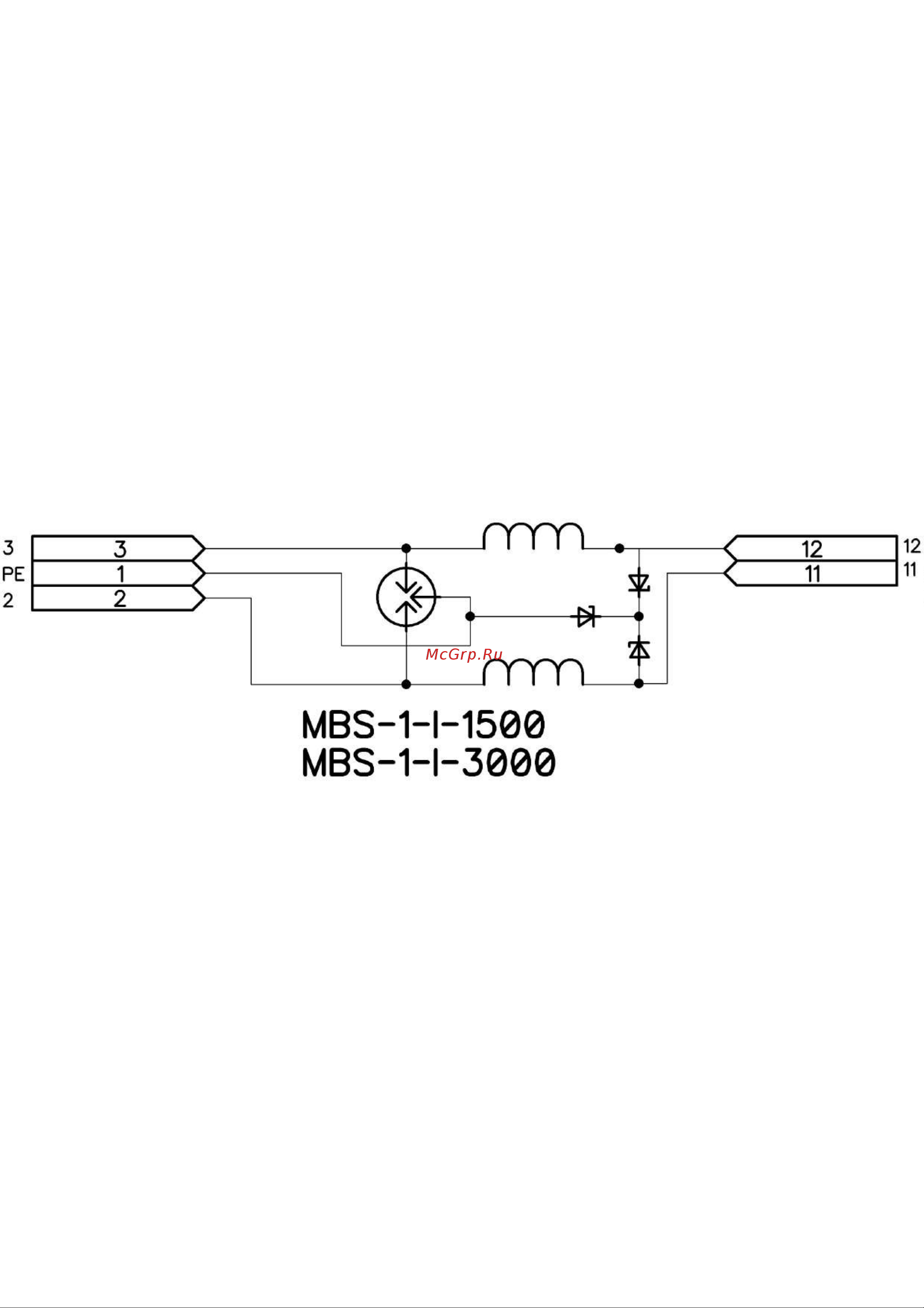 Приборэнерго MBS-1-I-3000 Схема 2 онлайн