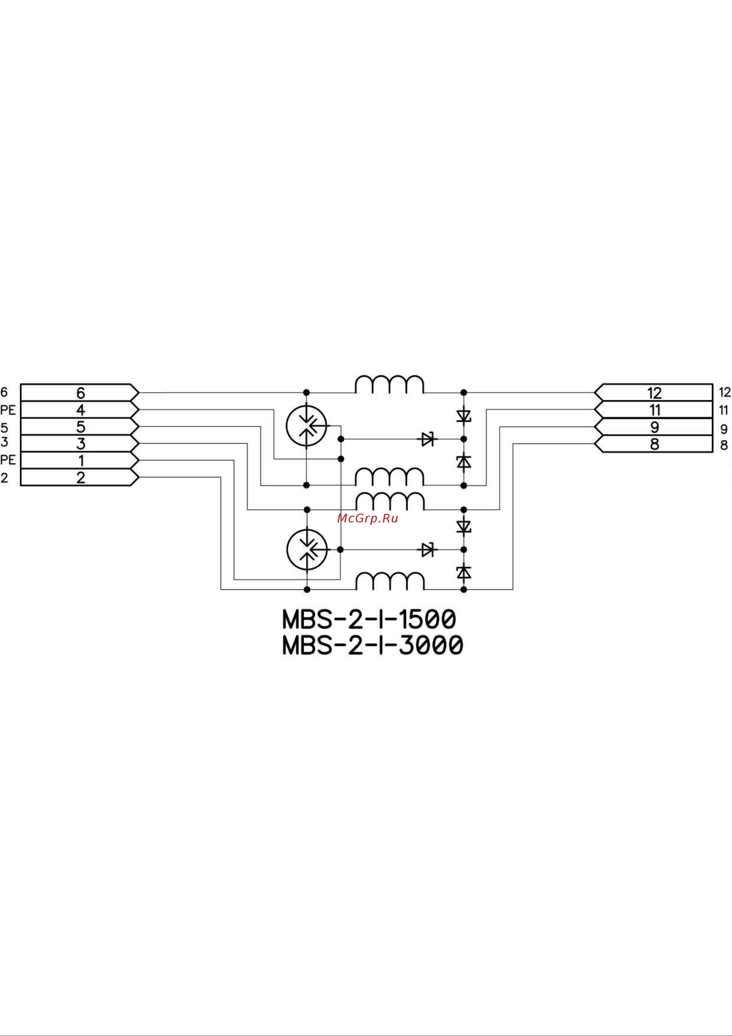 Приборэнерго MBS-2-I-3000 Схема 1 онлайн