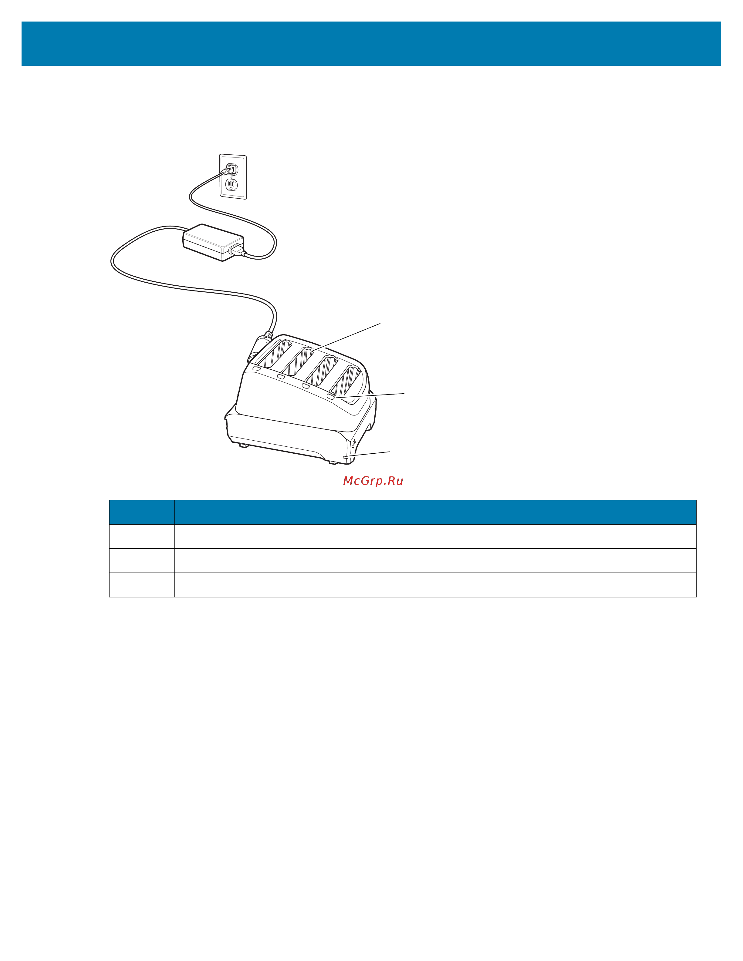 Zebra TC21 TC210K-01D221-A6 [19/23] Зарядное устройство на 4 аккумулятора
