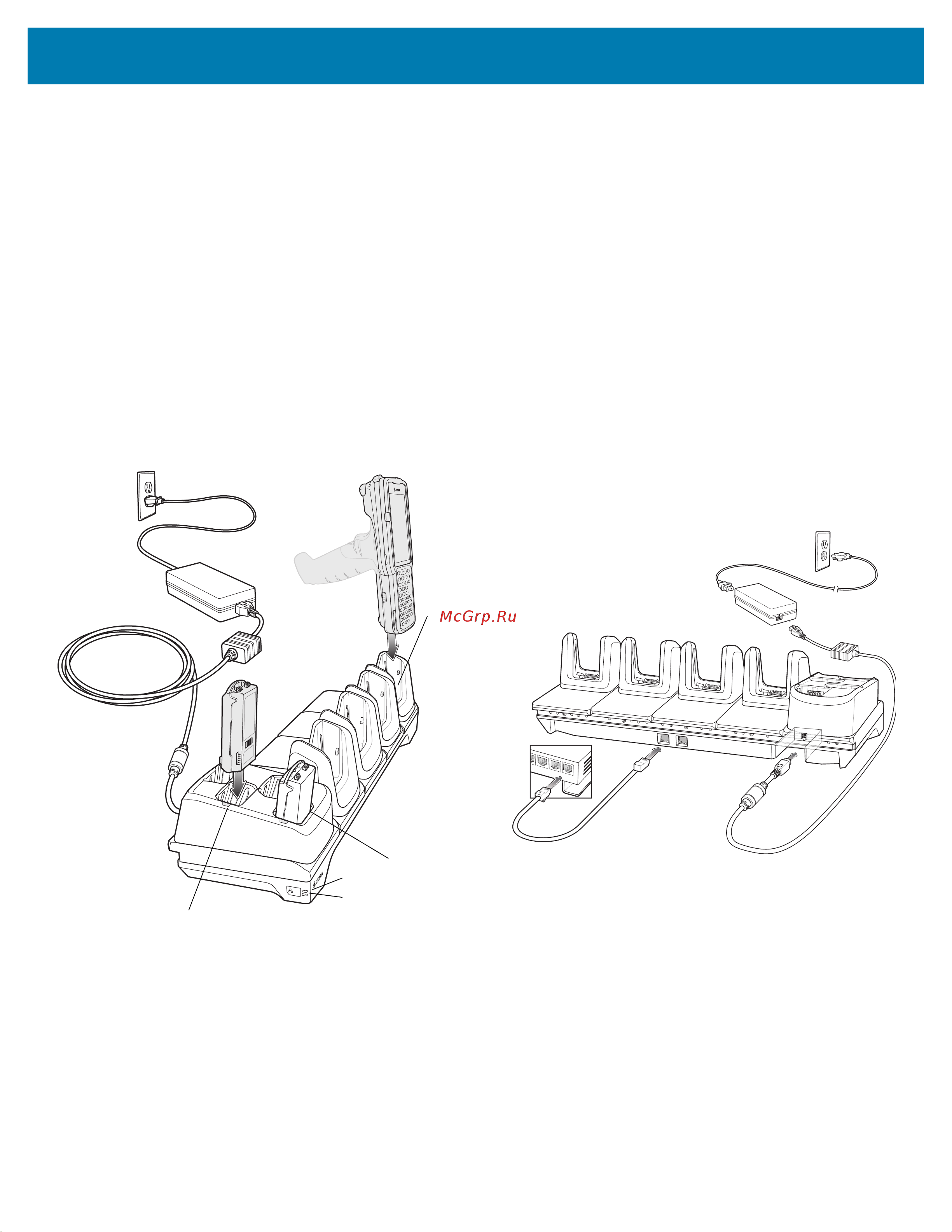 Zebra MC3300 MC330M-GI4HA2RW [31/42] Базовая станция sharecradle на 5 устройств с ethernet портом и зарядным устройством на 4 аккумулятора