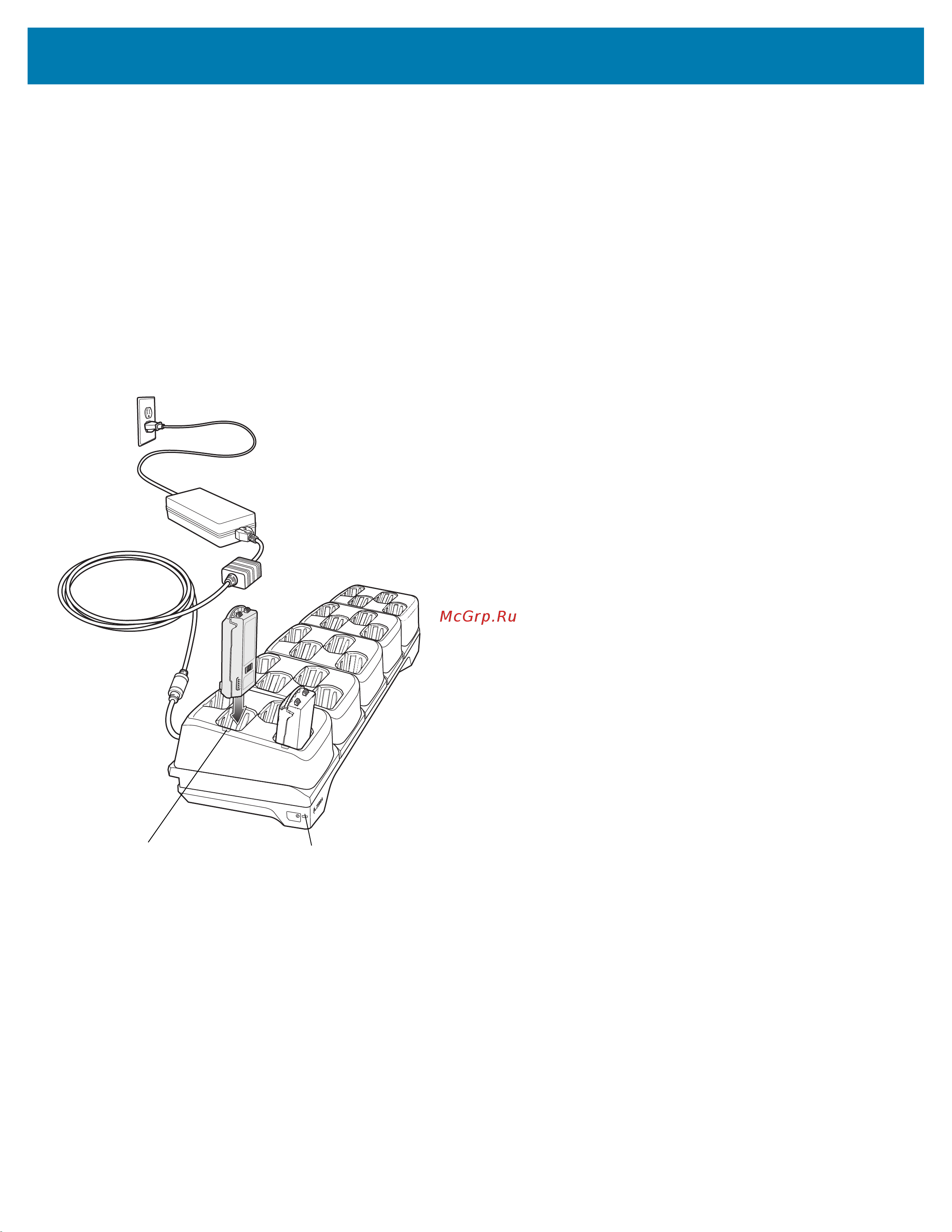 Zebra MC3300 MC330M-GI4HA2RW [33/42] Зарядное устройство на 20 сменных аккумуляторов