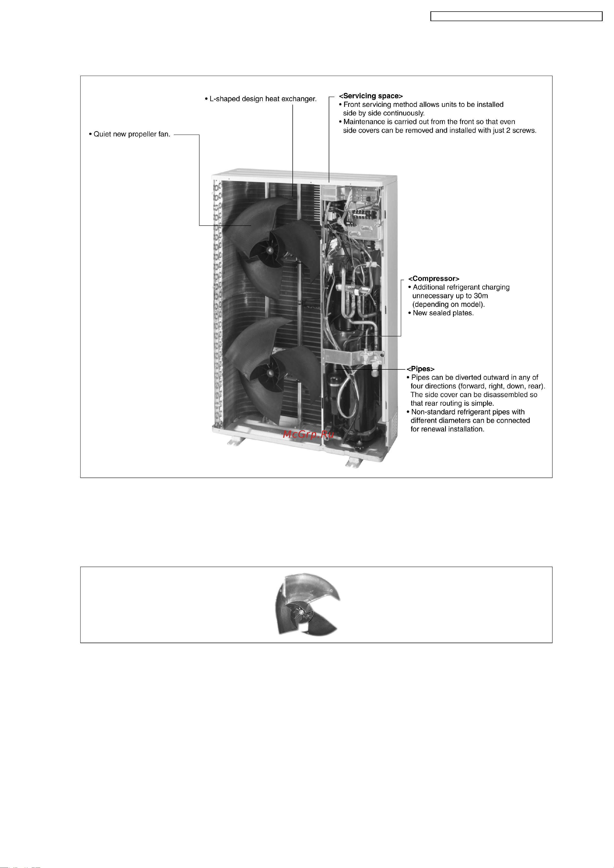 Panasonic CU-L34DBE5 [7/113] Low noise outdoor units