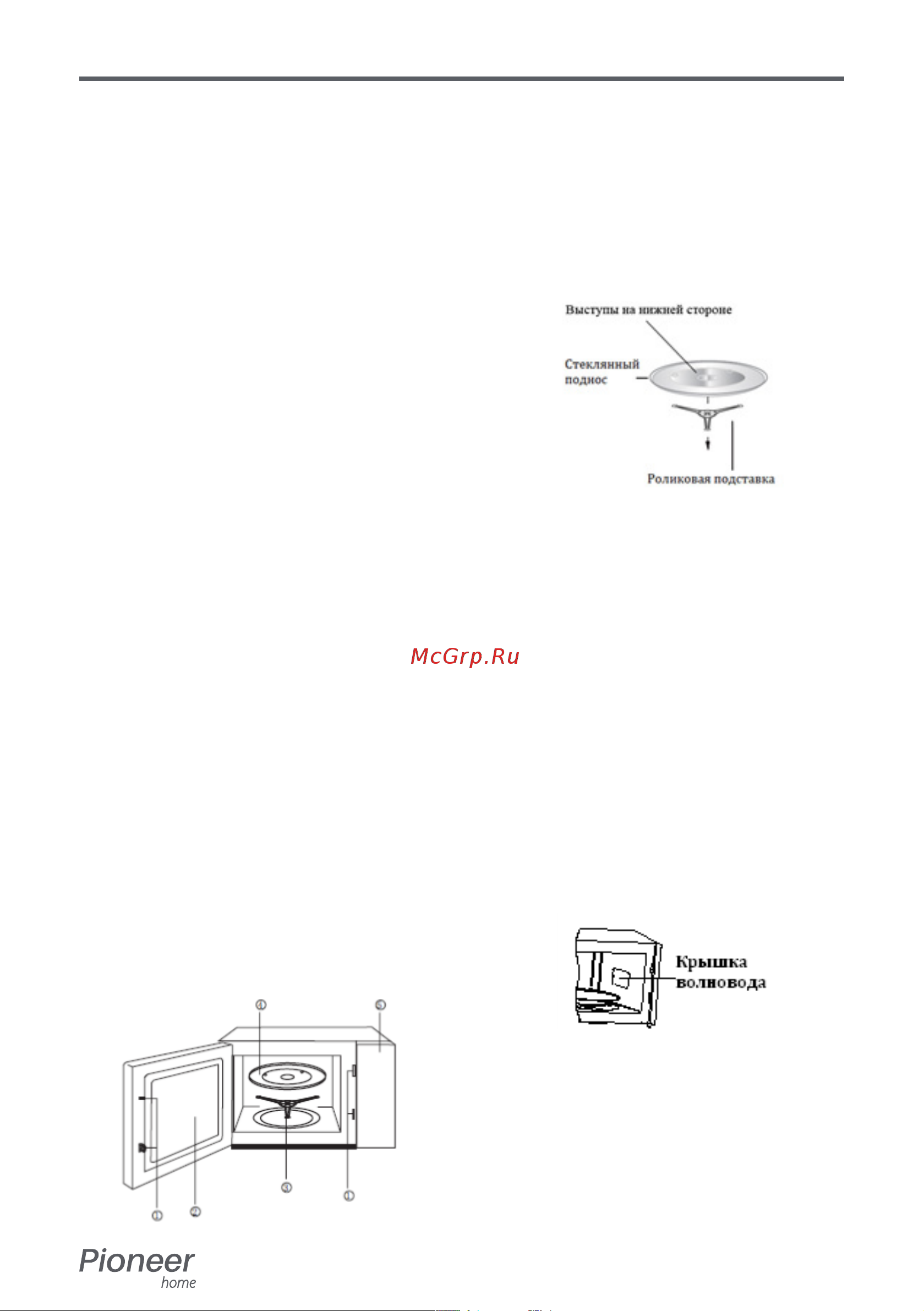 Pioneer MW217M [7/18] Руководство пользователя