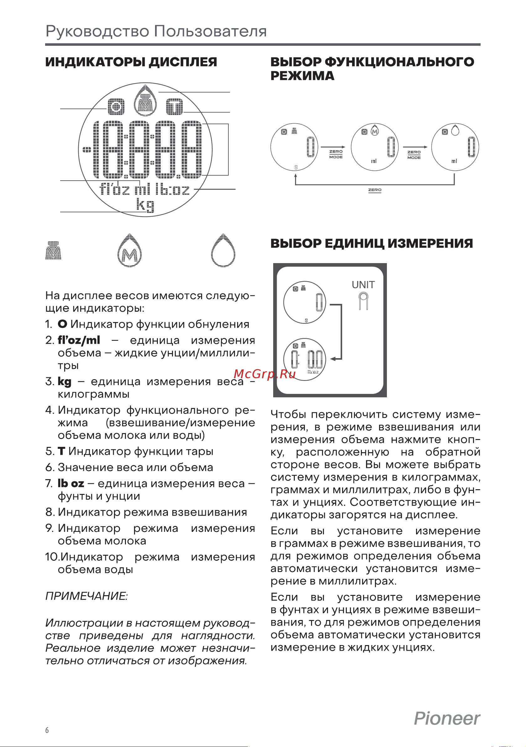 Pioneer PKS-1001 Инструкция по эксплуатации онлайн [6/12] 627949
