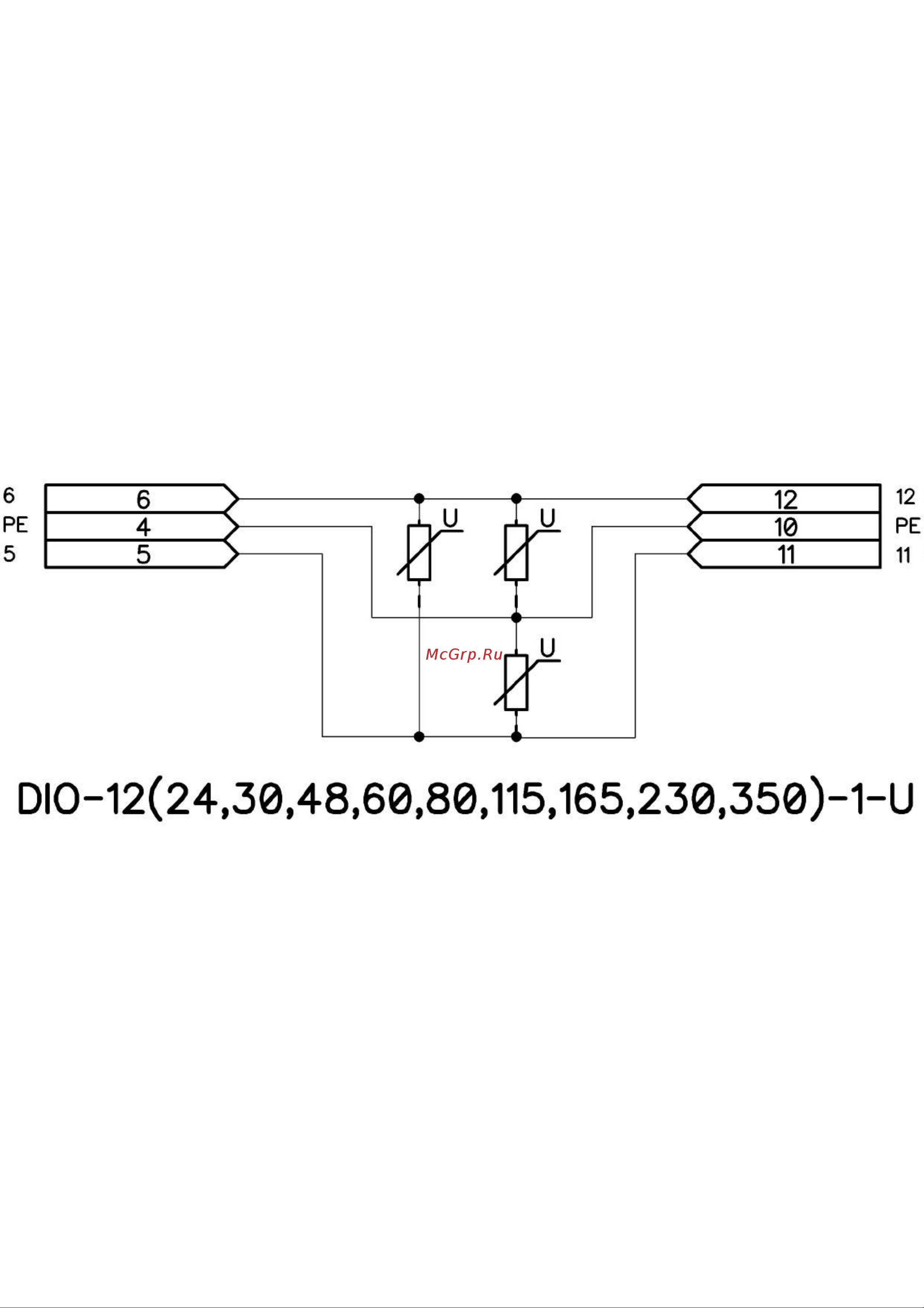 Приборэнерго DIO-12-1-I-3000 Схема 1 онлайн