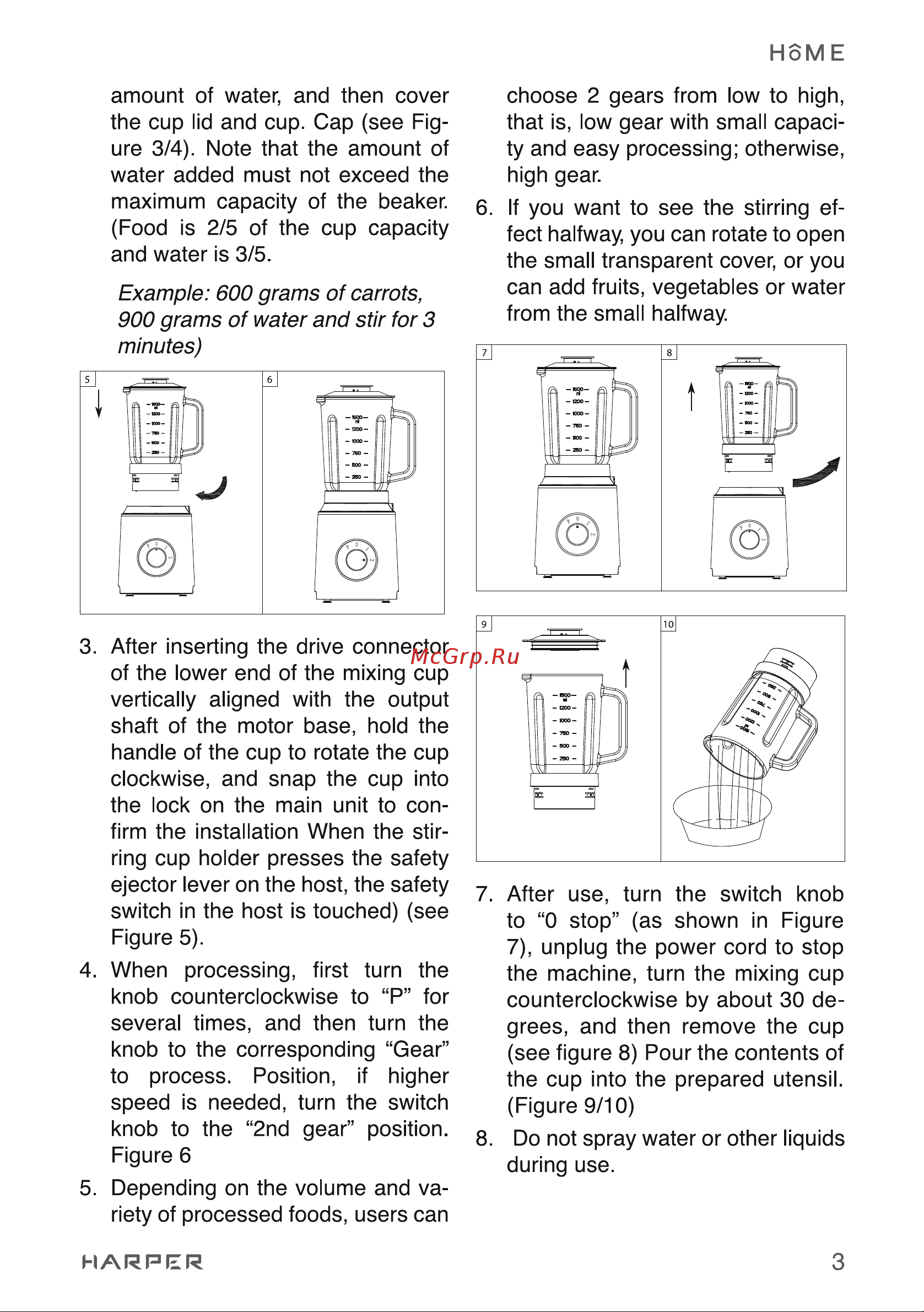 Harper HSB-PG01 Инструкция по эксплуатации онлайн [3/21] 628403