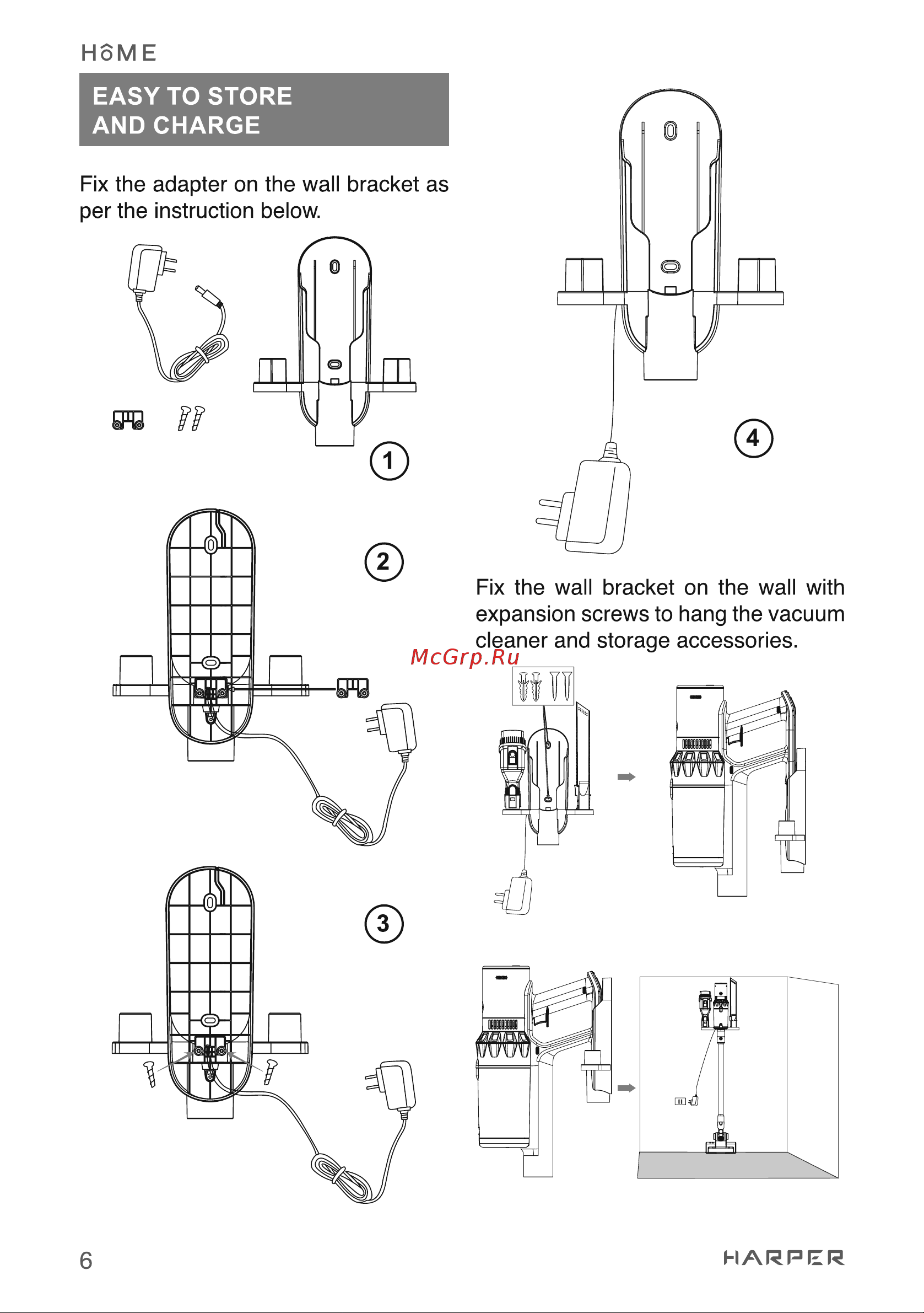 Harper HVC-VR02 H00003259 [6/30] Easy to store and charge