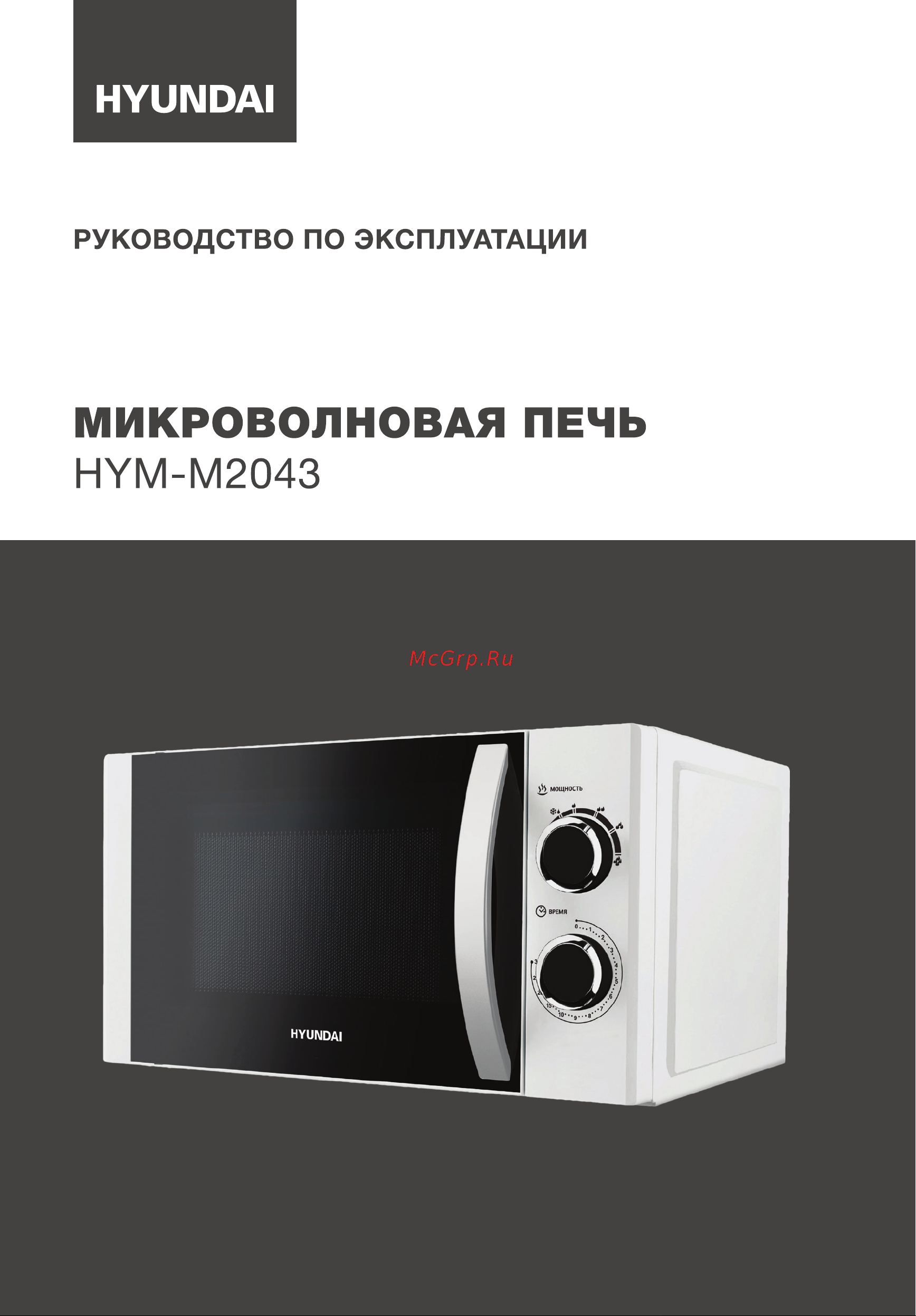 Hyundai HYM-M2043 Инструкция по эксплуатации онлайн