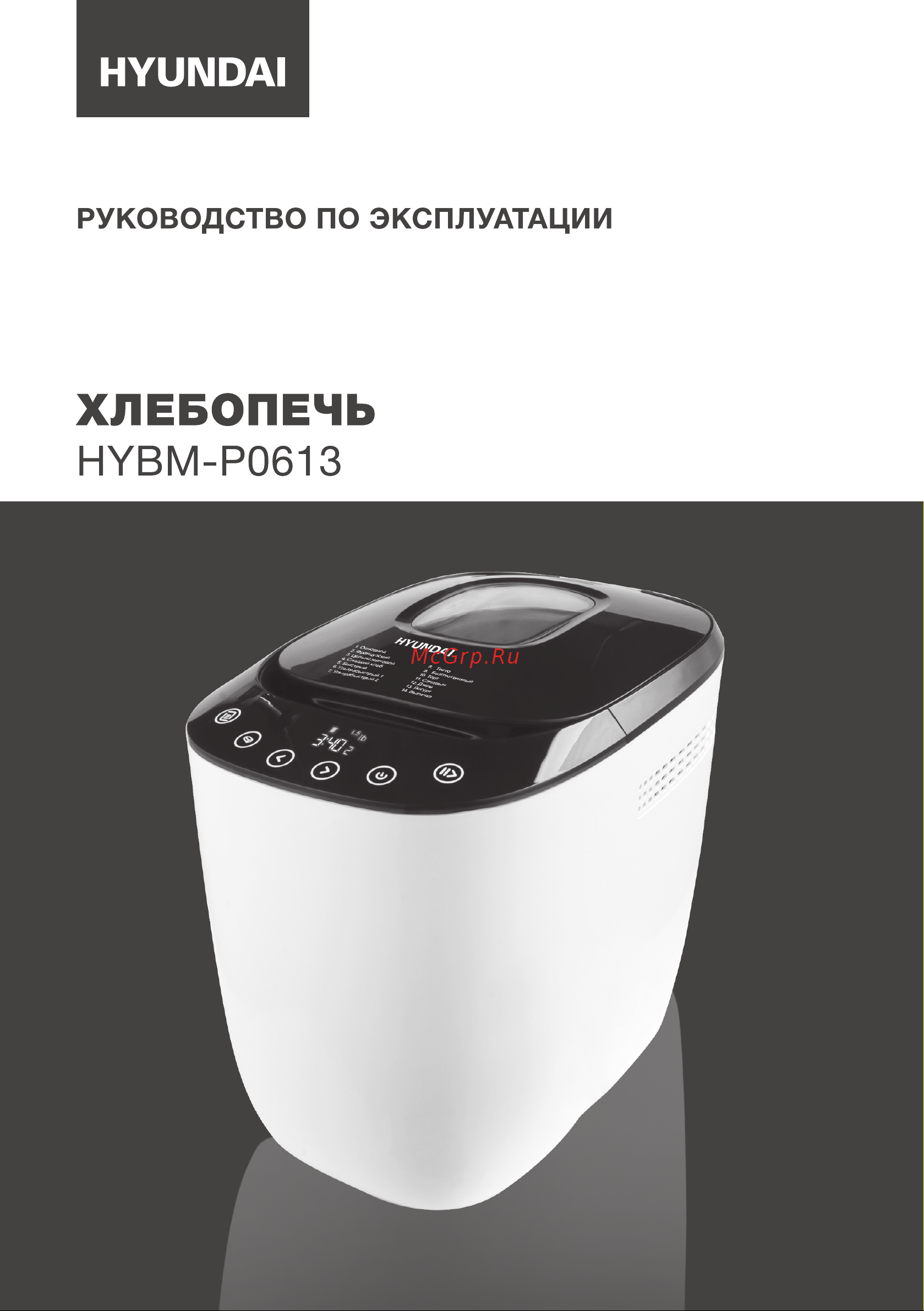 Hyundai HYBM-P0613 Инструкция по эксплуатации онлайн