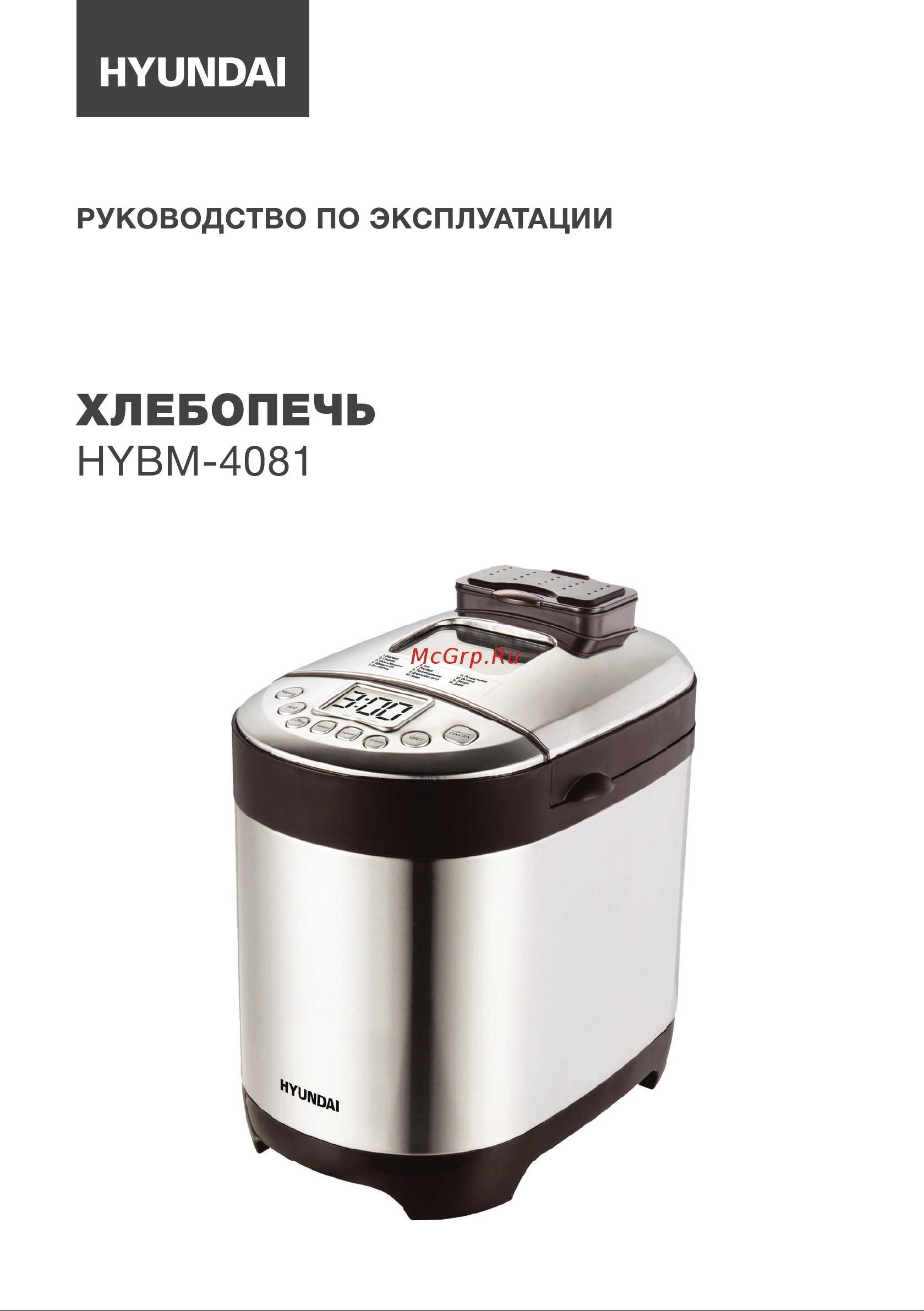 Hyundai HYBM-4081 Инструкция по эксплуатации онлайн