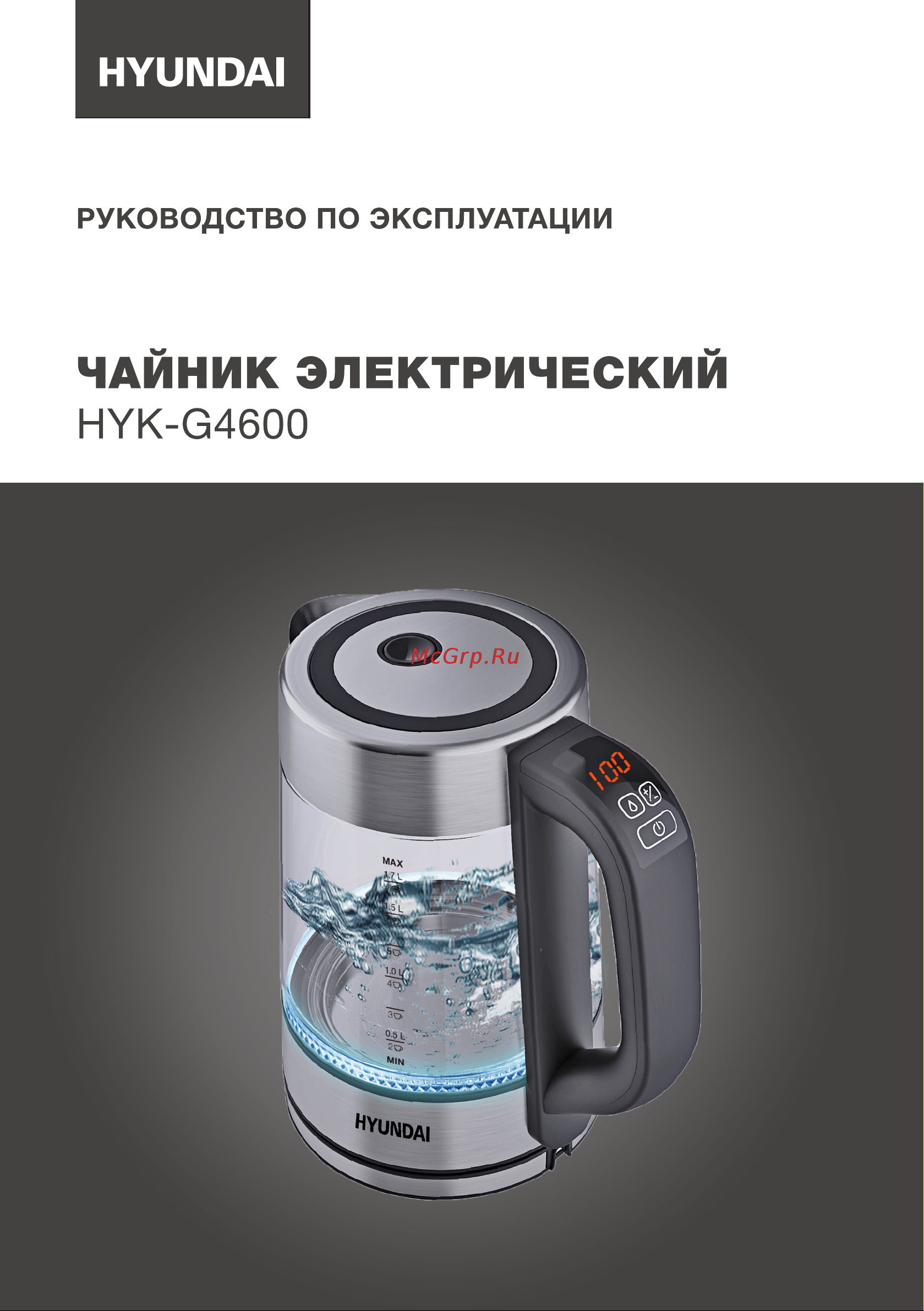 Hyundai HYK-G4600 Инструкция по эксплуатации онлайн
