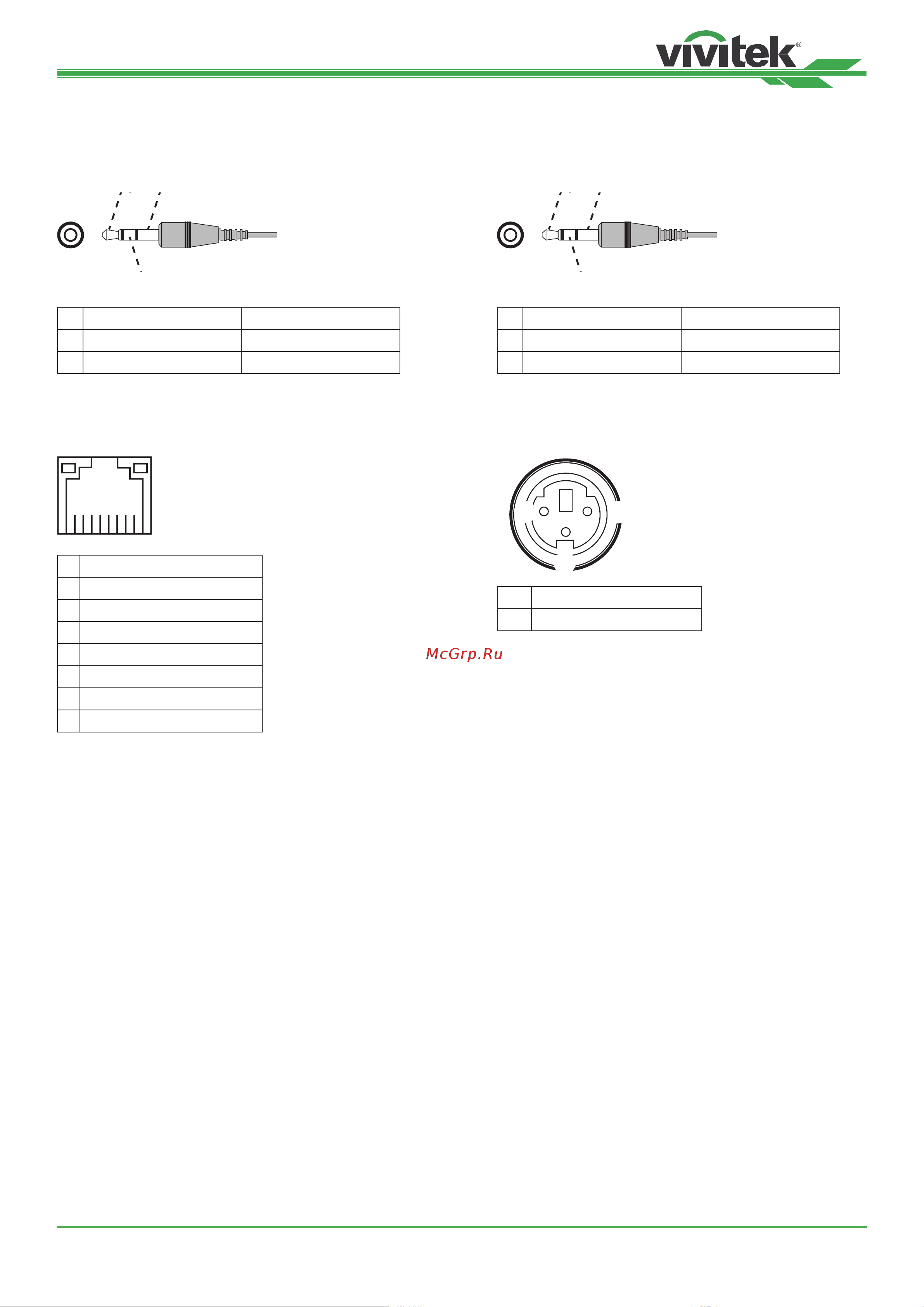 Vivitek DU8395Z [63/69] Hdbaset lan терминал 3d sync out