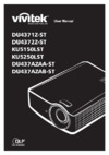 Vivitek DU4371Z-ST Руководство пользователя