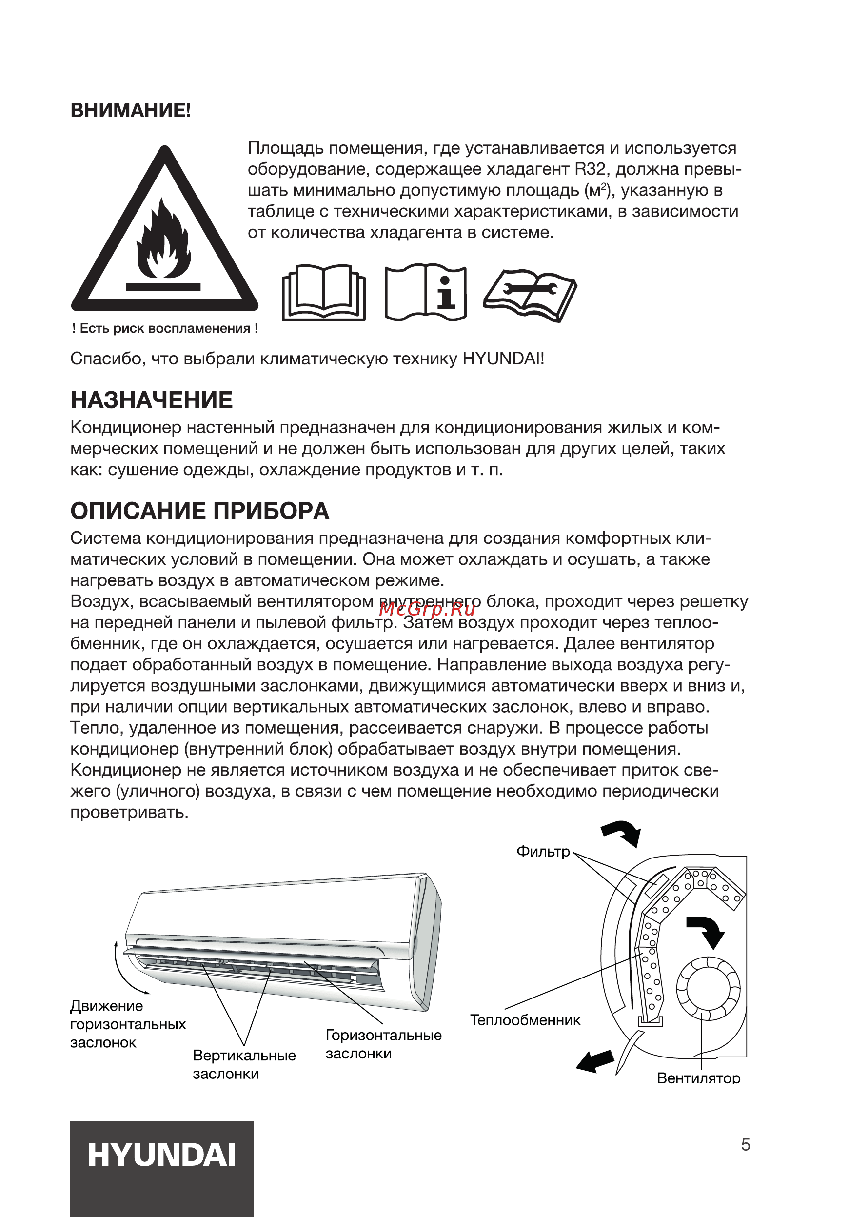 Hyundai HAC-09/T-PRO [5/44] Описание прибора