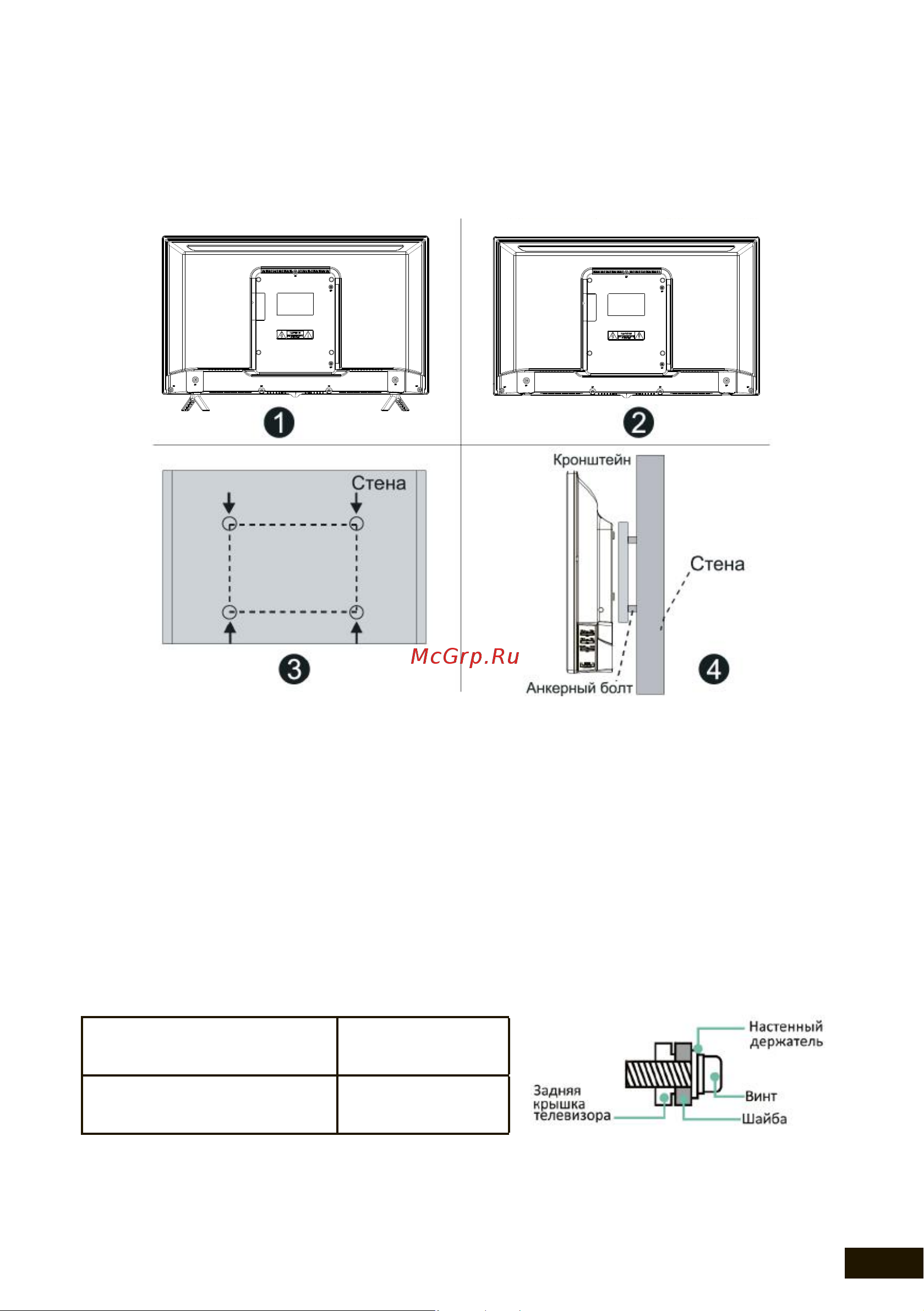 Hyundai H-LED43FS5003 [13/48] Настенная установка опционально