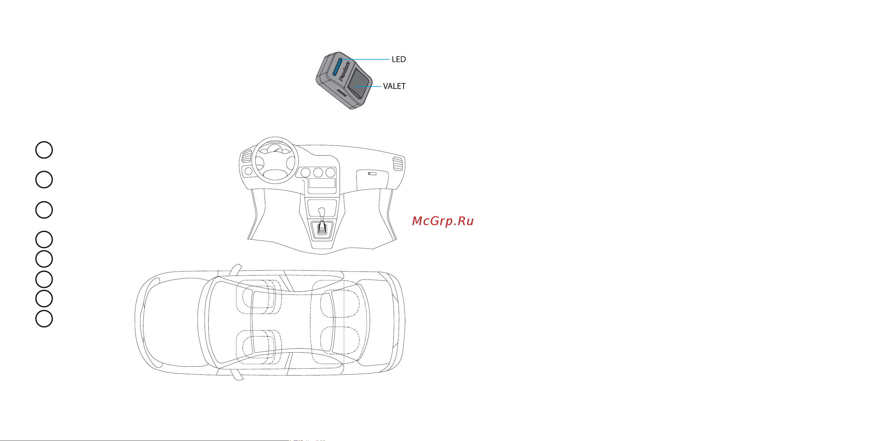 Pandora DX 4GL plus [5/29] Выносная кнопка bs2