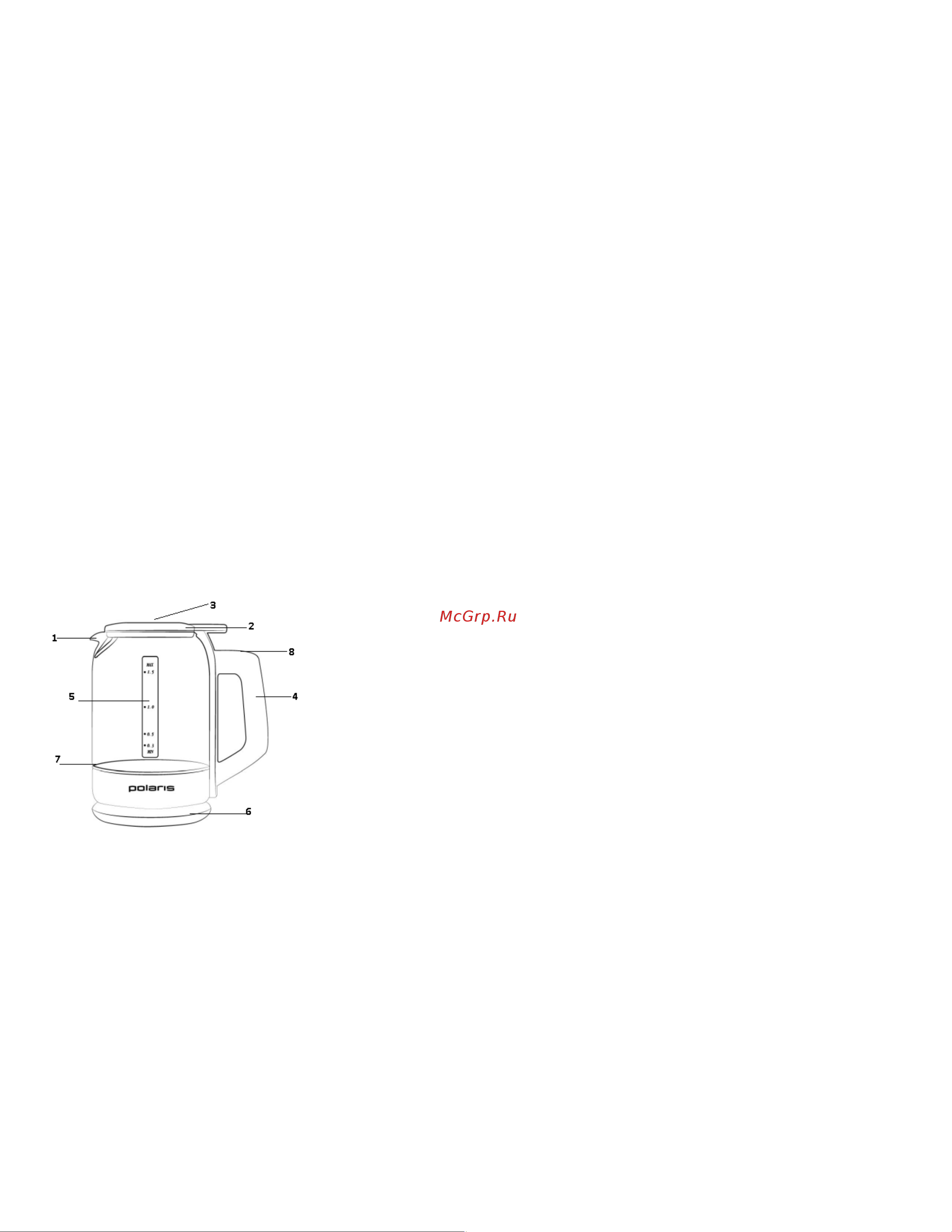 Polaris PWK 1720CGLD Wi-Fi IQ Home Инструкция по эксплуатации онлайн [3/54] 629485