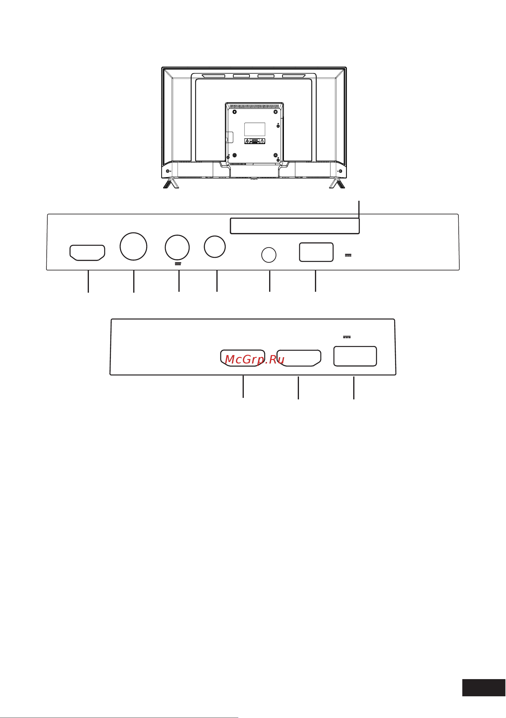 DEXP F40G7000C [15/96] Задняя панель