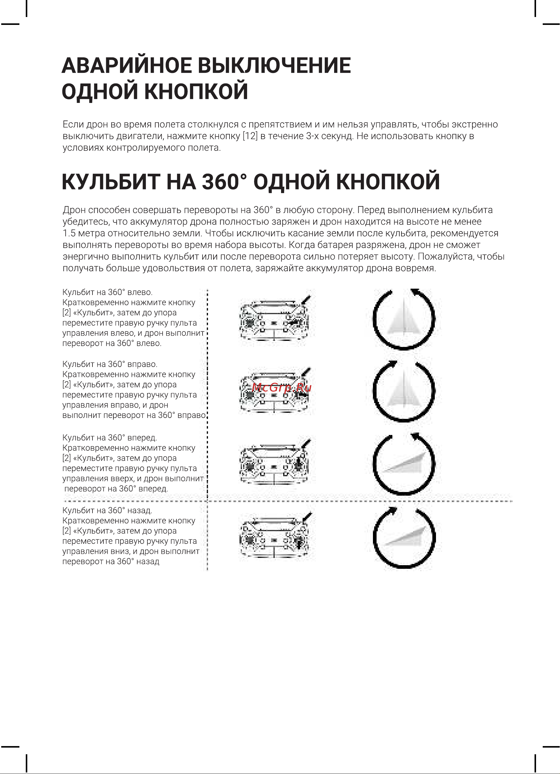 Hiper SKY PATROL FPV [10/20] Аварийное выключение