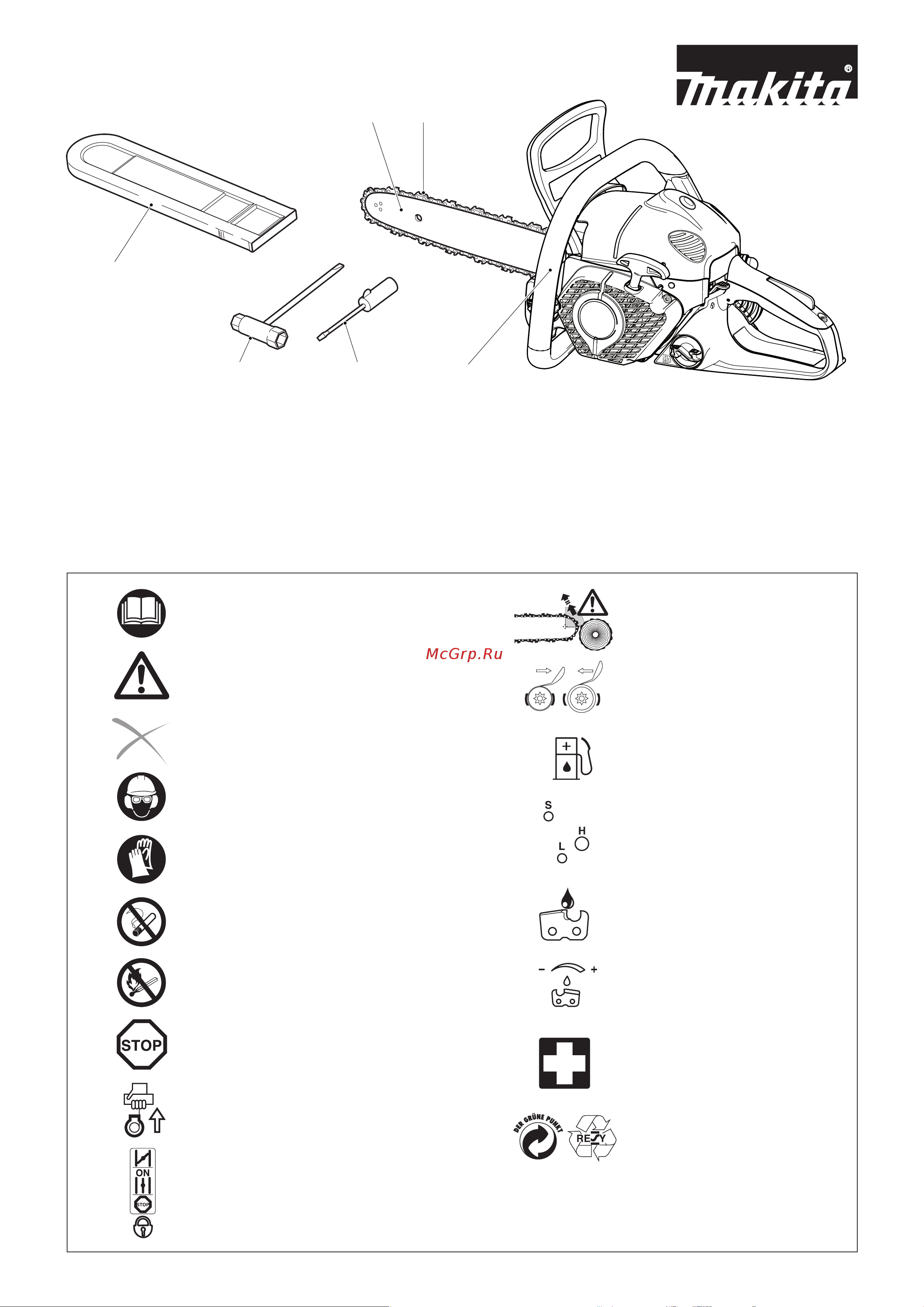 Makita EA3202S [3/40] Символы