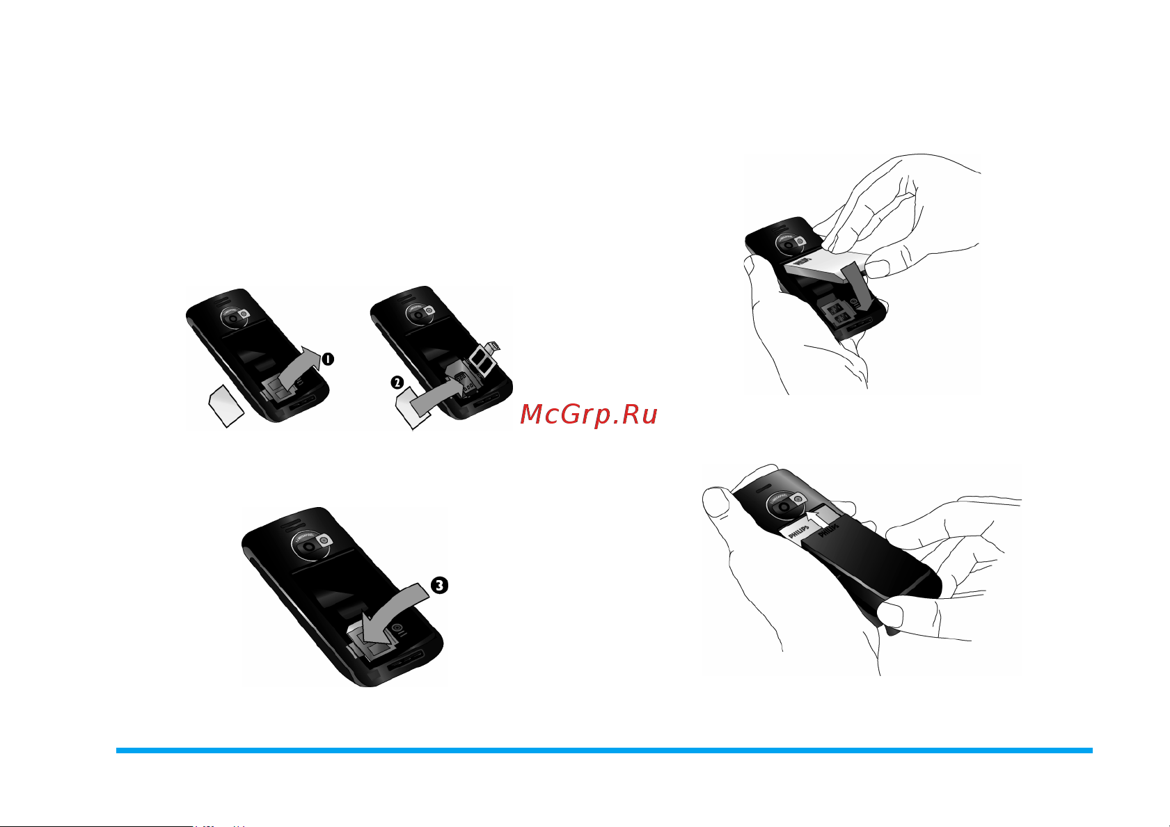 Philips Xenium 9@9g [8/103] Подготовка к эксплуатации 7