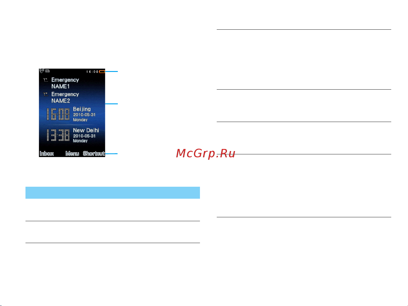 Philips Xenium X503 [2/45] Основной экран