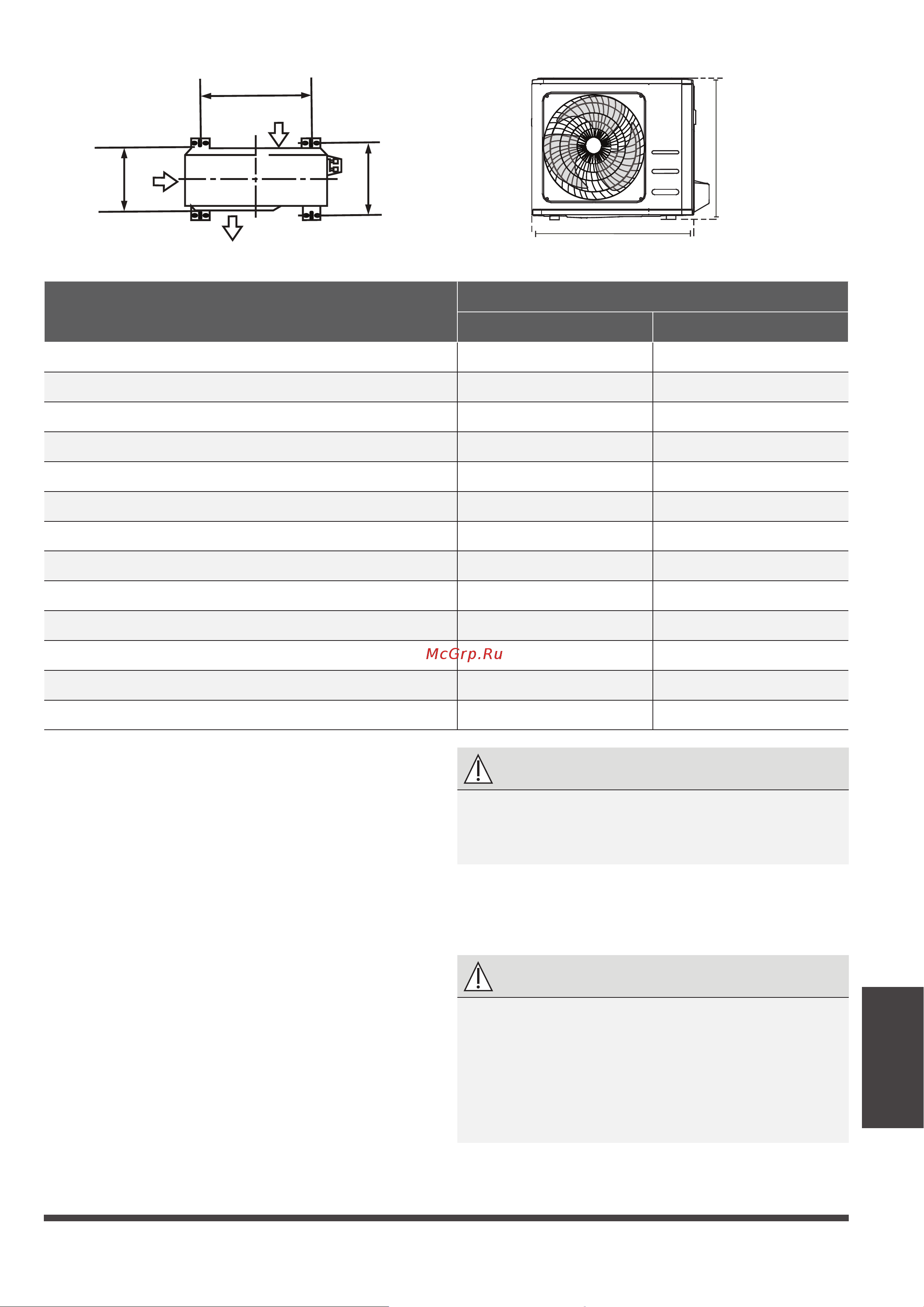 Midea MSAG1-07N8C2-I/MSAG1-07N8C2-O [35/56] Для установки блока на настенный кронштейн выполните следующие дей ствия