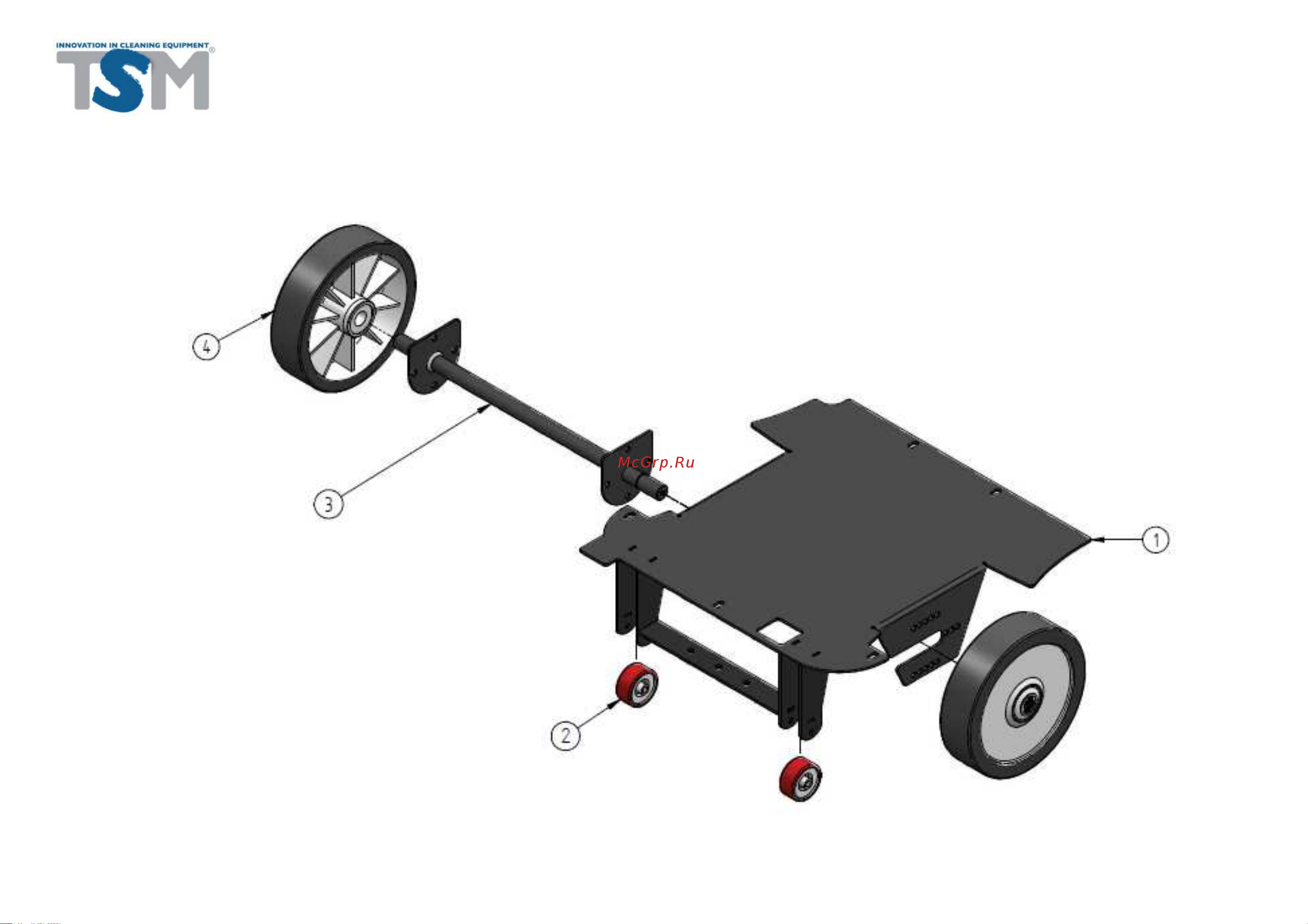 TSM GRANDE BRIO 55 BT [3/32] Battery base group with no traction