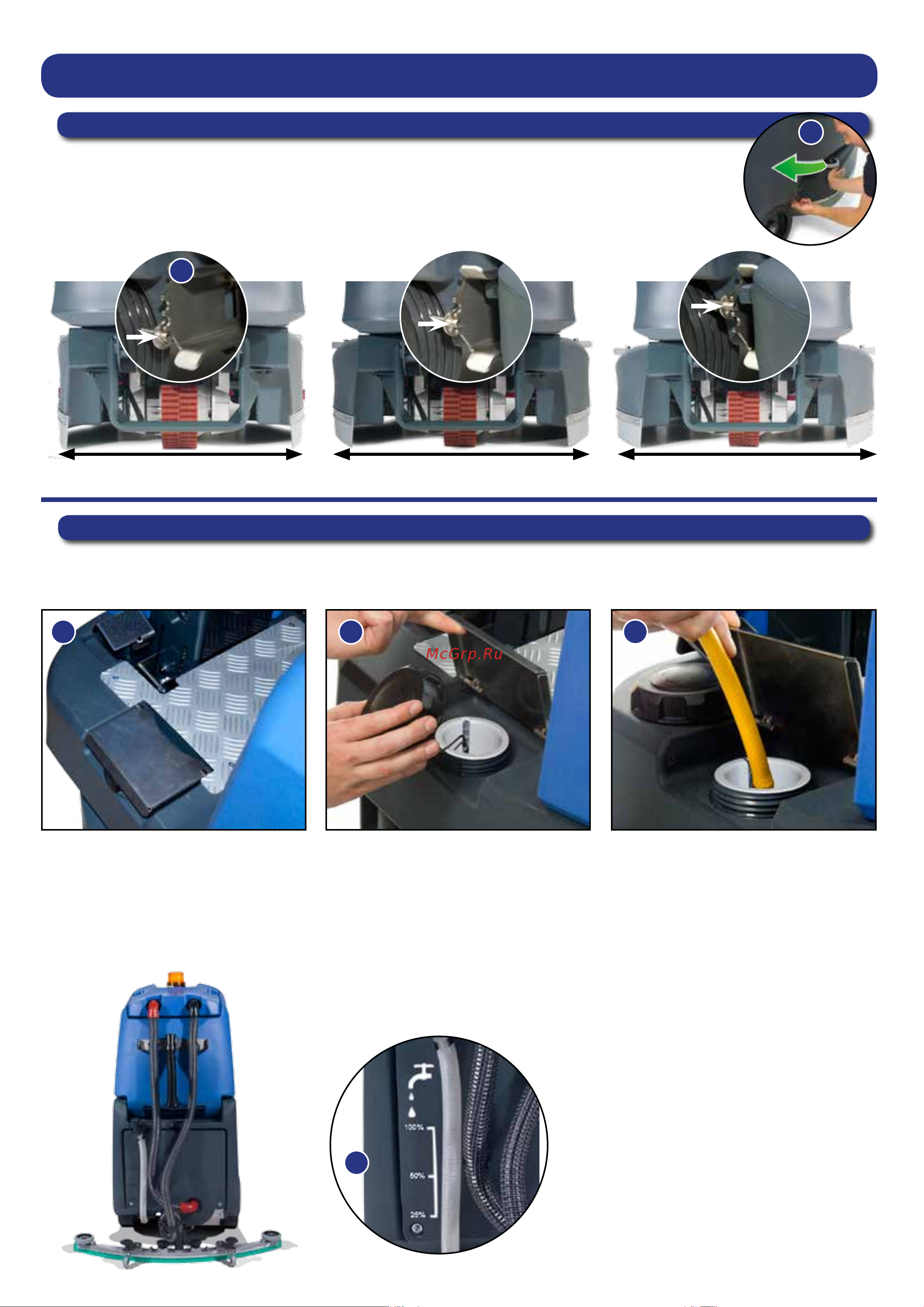 Numatic Twintec Vario 678/300T [12/32] Mm 750mm 850mm