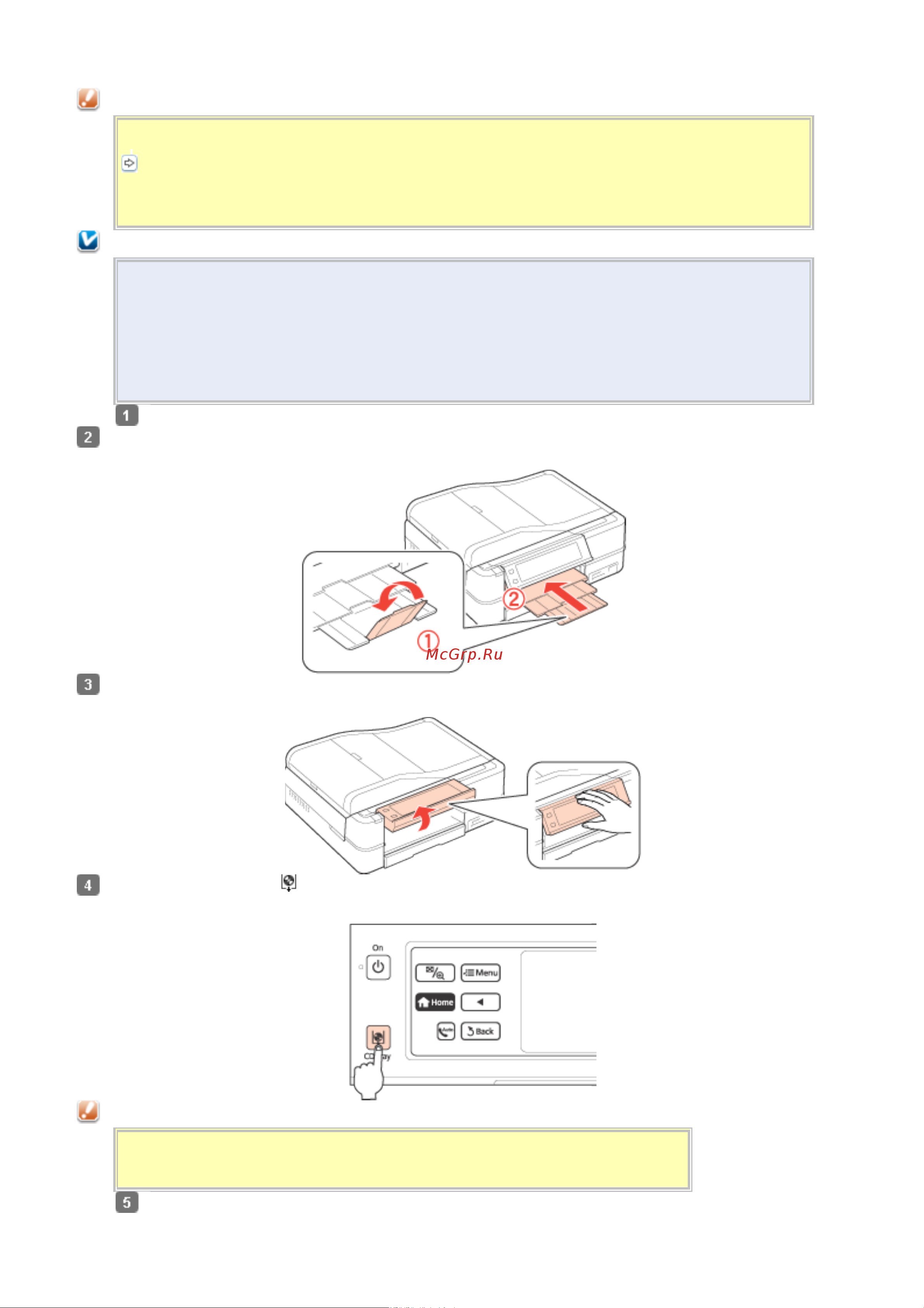Epson TX710W [110/176] Примечание