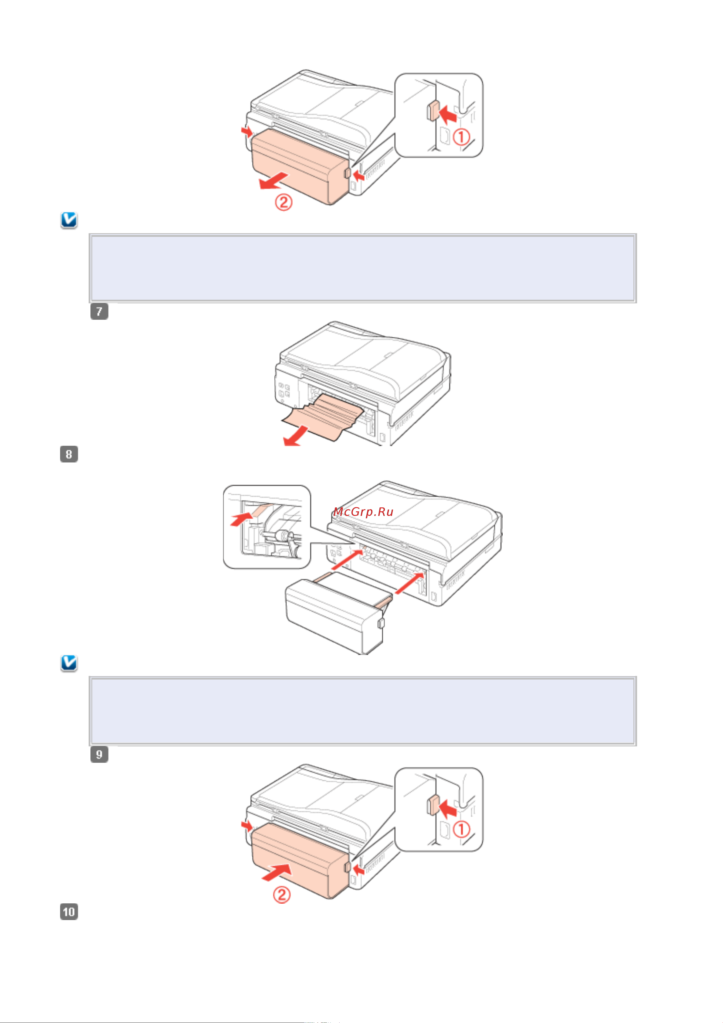 Epson TX710W [148/176] Примечание