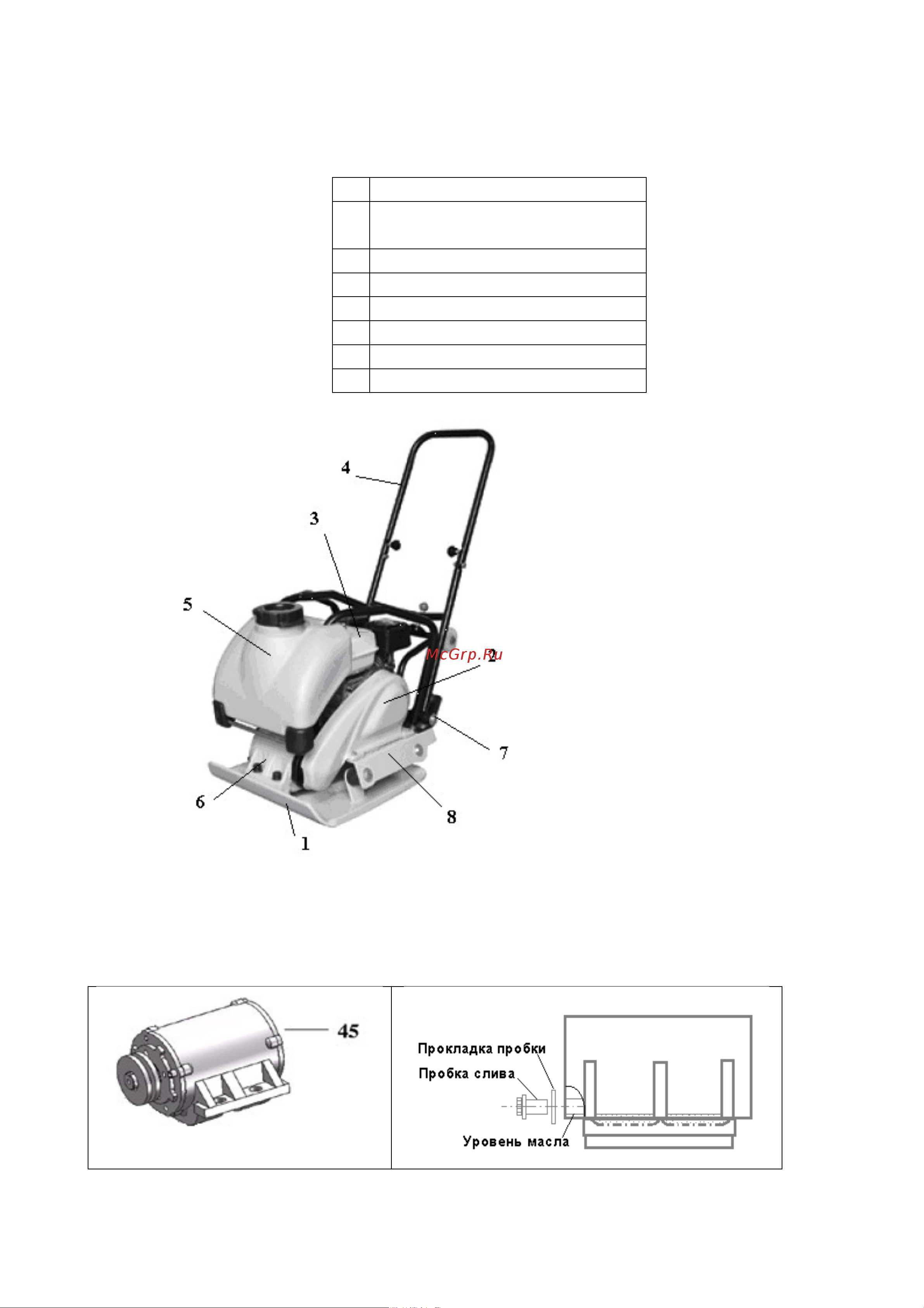 Тсс vp50 207237 [12/22] Устройство виброплиты tss vp160 tss vp160a